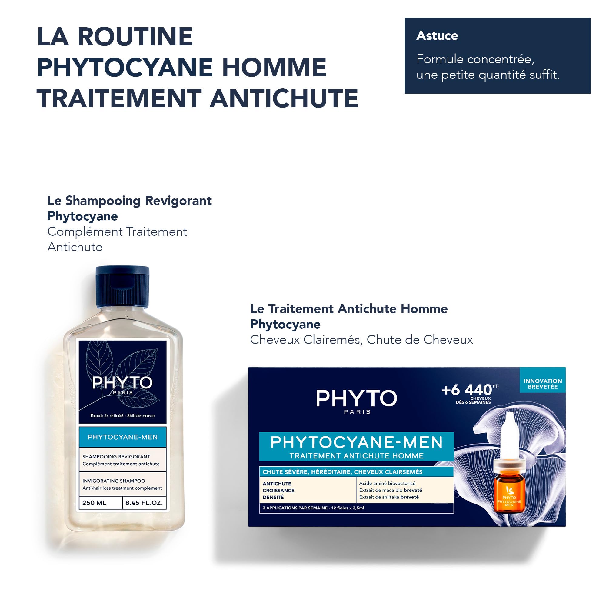 Foto 5 pulgar | Champú Phytocyane Champú Revitalizante Para Hombres 150 Ml - Venta Internacional.