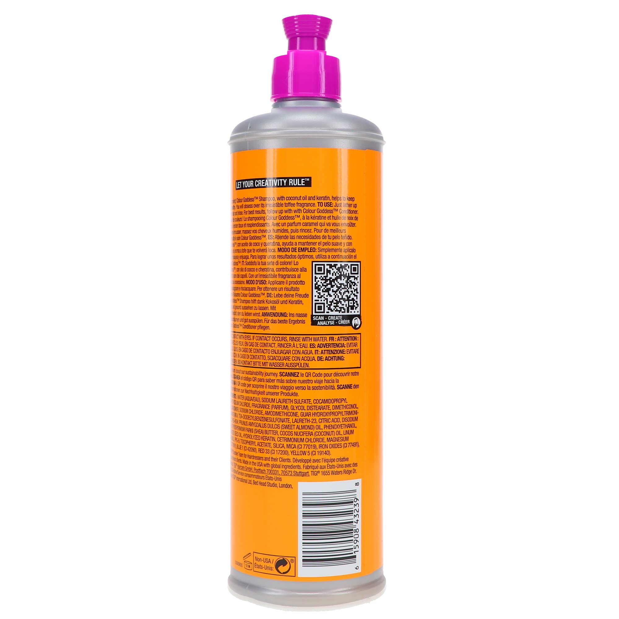 Foto 7 pulgar | Champú Tigi Bed Head Colour Goddess Para Cabello Teñido, 400 Ml - Venta Internacional.