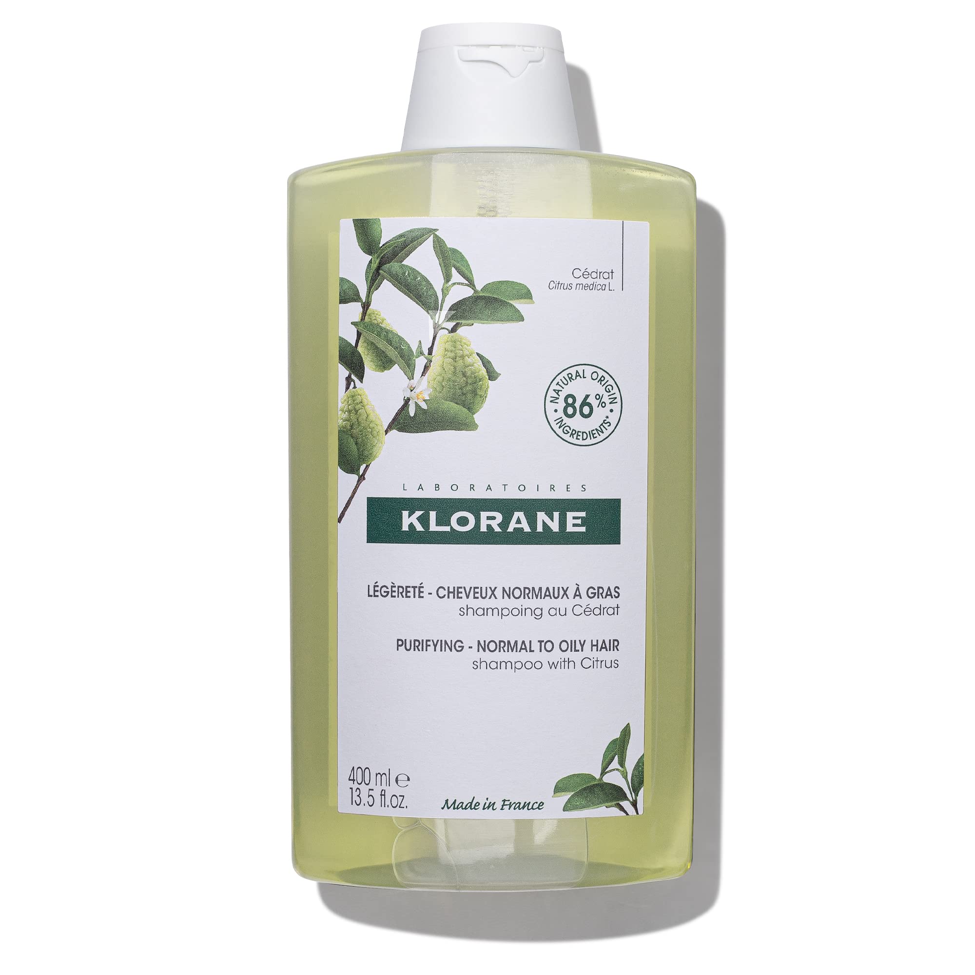 Foto 2 pulgar | Champú Purificante Klorane Con Cítricos Que Aclara Y Desintoxica 400 Ml - Venta Internacional.