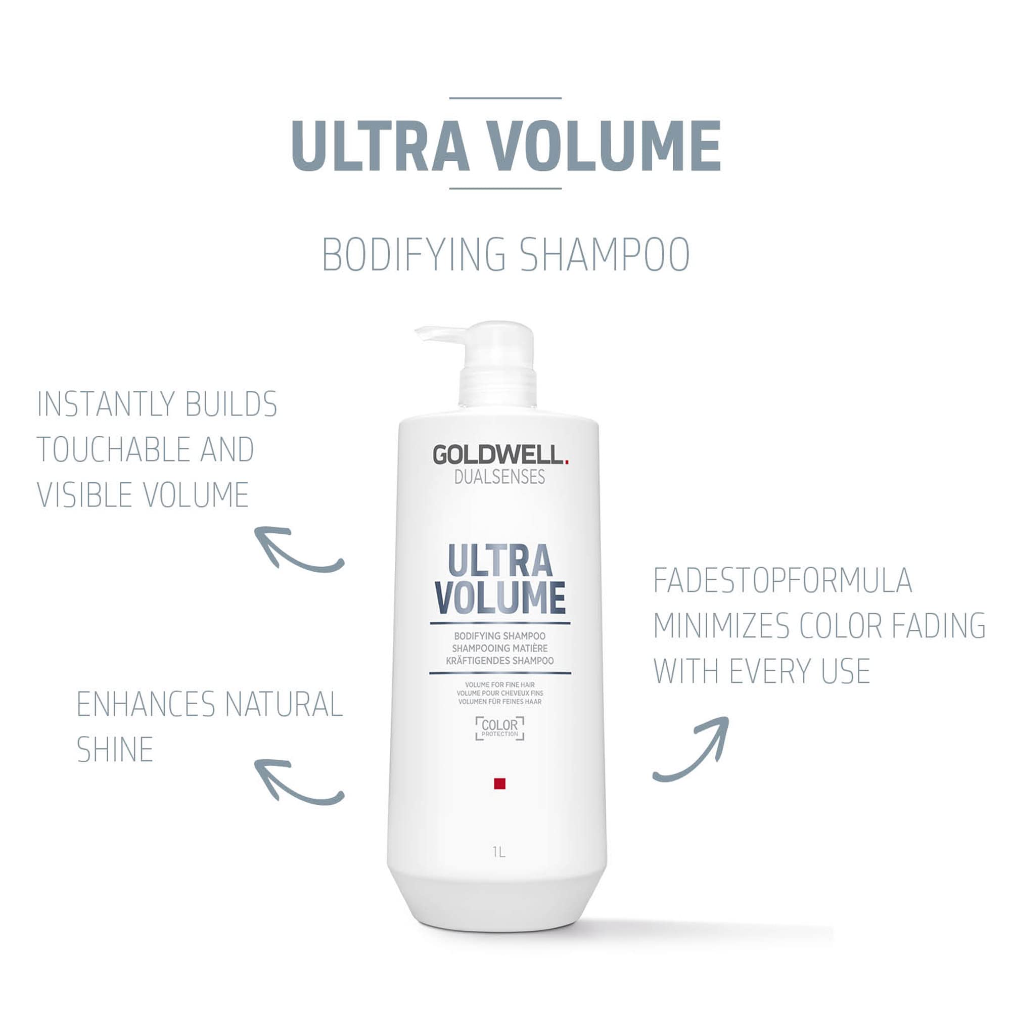 Foto 3 pulgar | Champú Goldwell Dualsenses Ultra Volume Bodifying 1l - Venta Internacional.