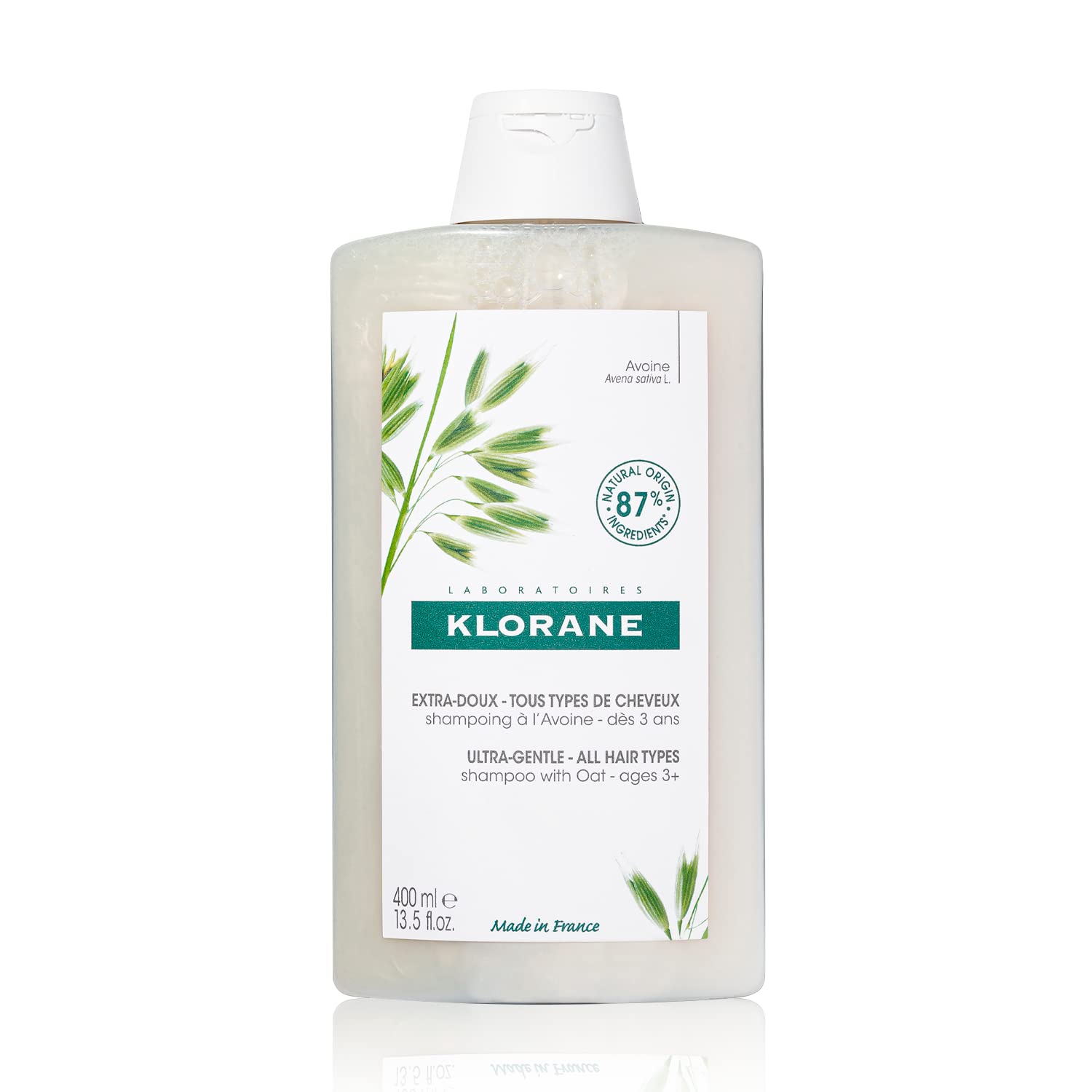 Foto 2 pulgar | Champú Klorane Ultra-suave Con Leche De Avena 200 Ml Sin Sulfatos - Venta Internacional.