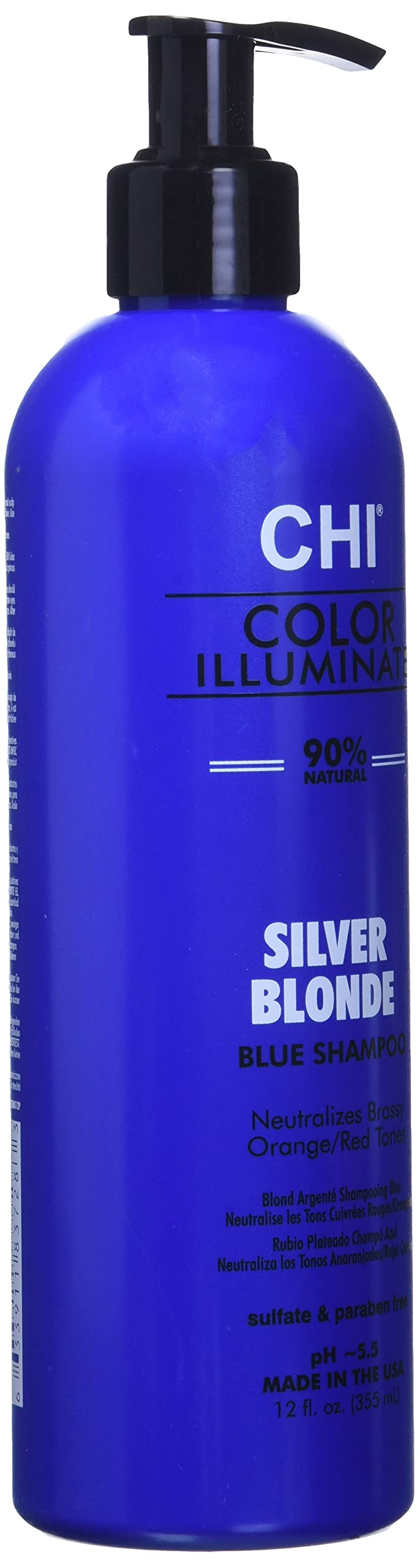Foto 4 pulgar | Champú Chi Color Illuminate Silver Blonde 355 Ml Sin Sulfatos - Venta Internacional.