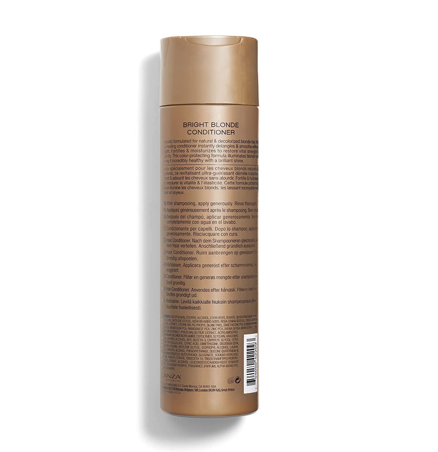 Foto 3 pulgar | Champú L'anza Healing Blonde Bright Para Cabello Rubio 300 Ml - Venta Internacional.