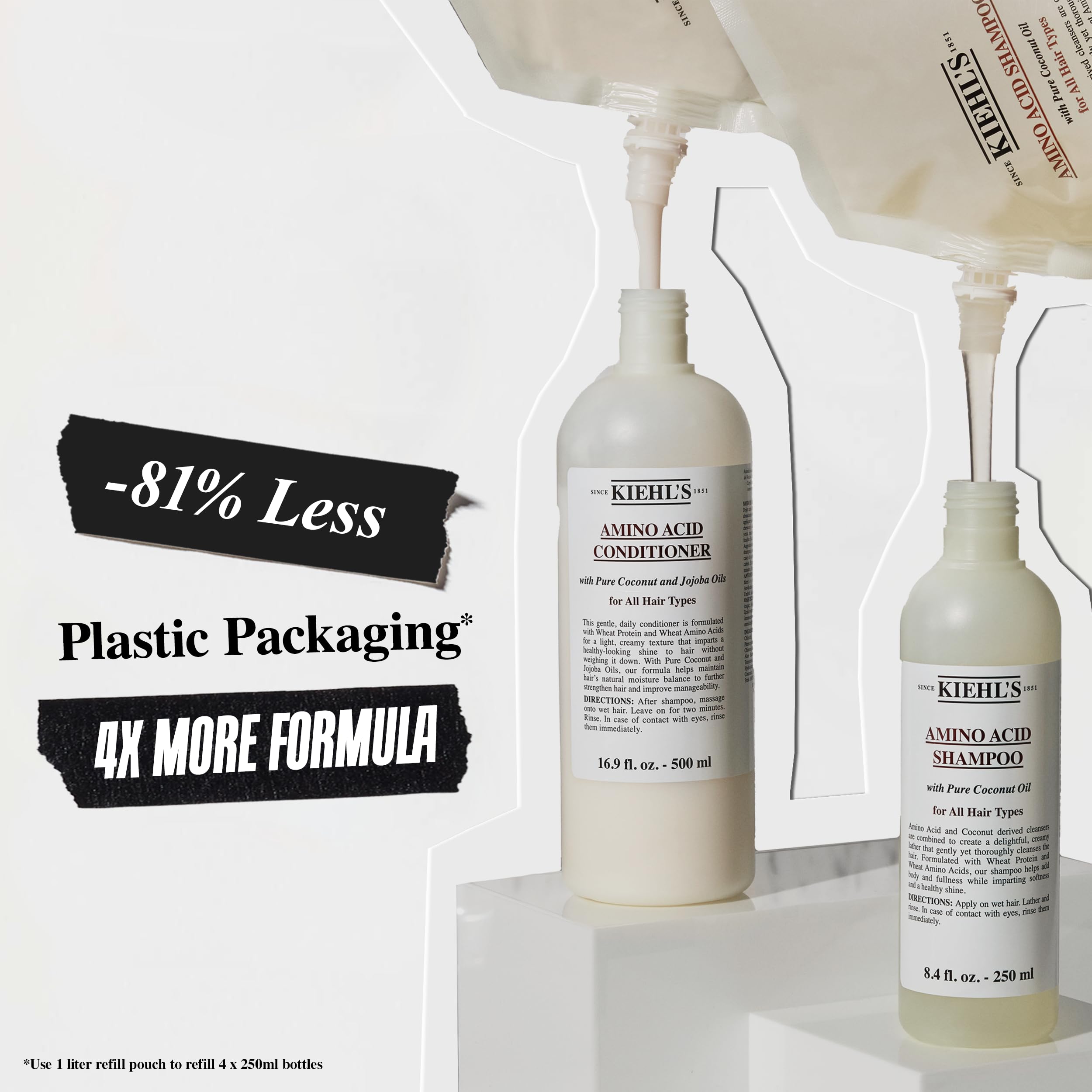 Foto 7 pulgar | Champú Kiehl's Since 1851 Con Aminoácidos, 500 Ml - Venta Internacional.