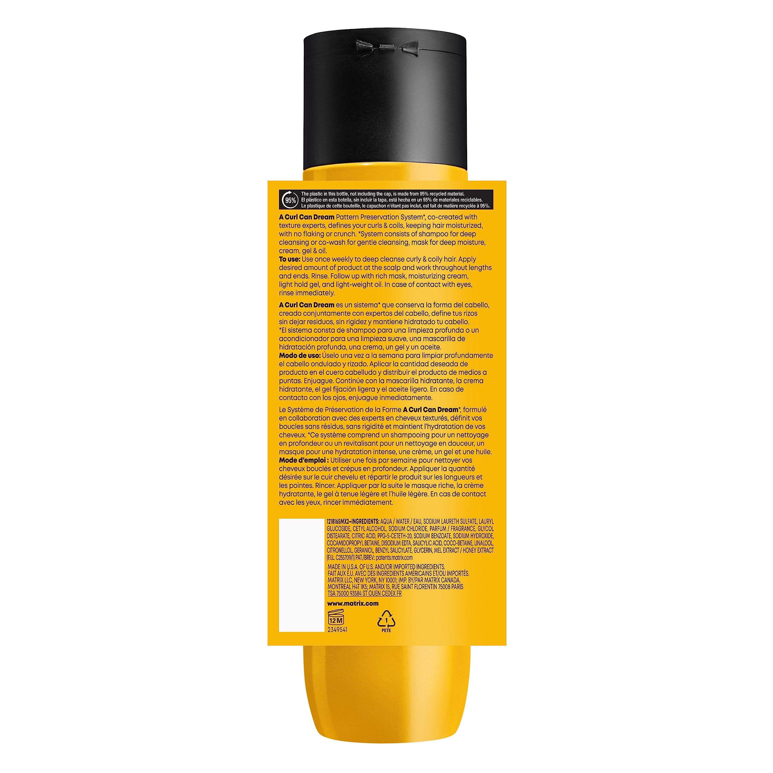 Foto 6 | Champú Clarificante De Limpieza Profunda Matrix A Curl 300 Ml - Venta Internacional.