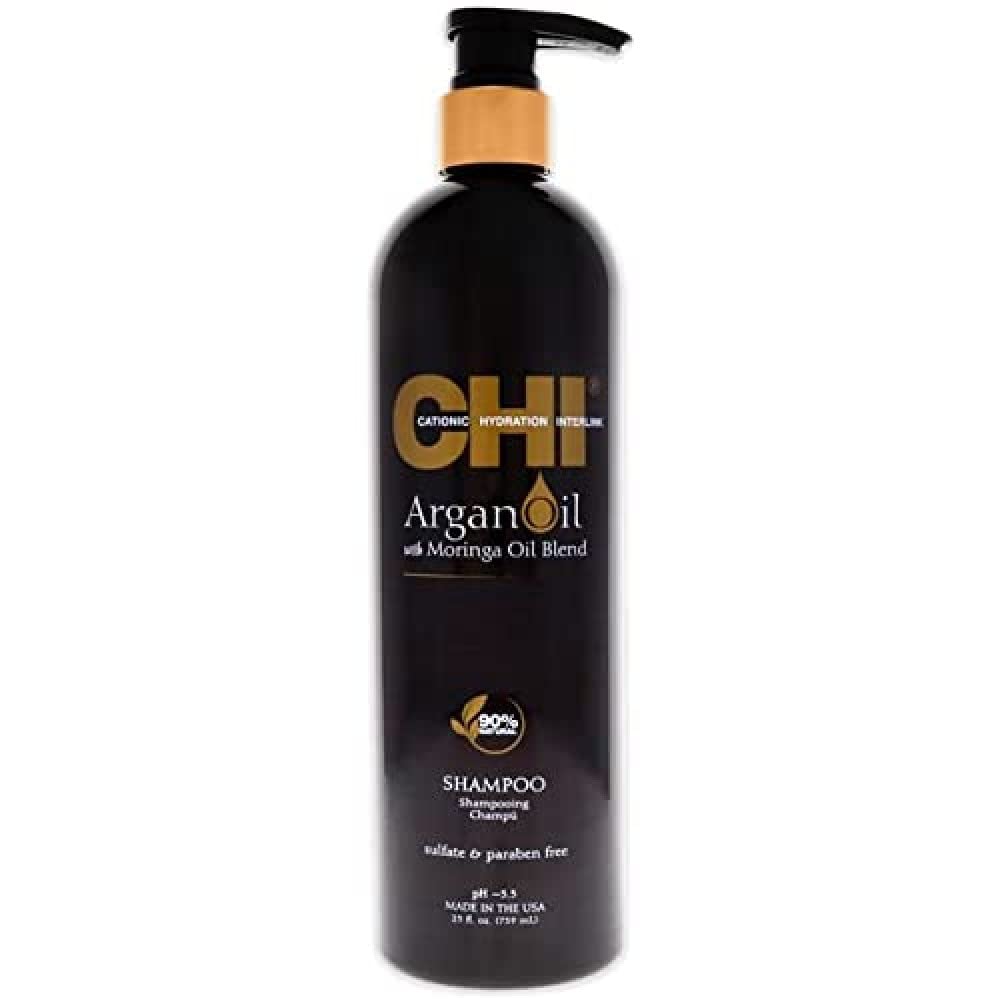 Champú Chi Con Aceite De Argán Más Aceite De Moringa, 750 Ml, Unisex - Venta Internacional.