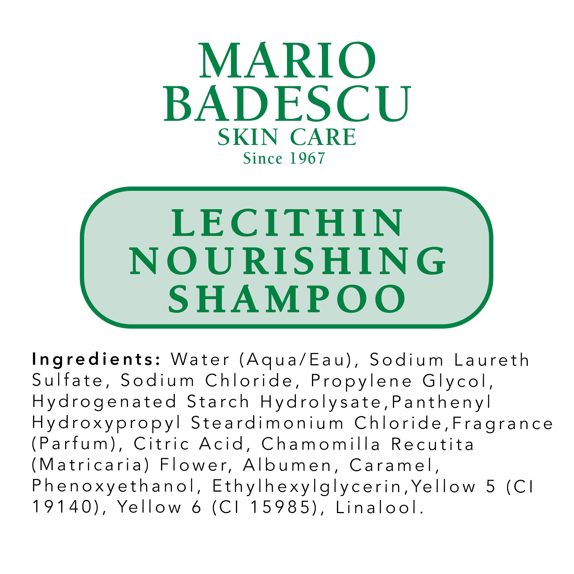 Foto 3 pulgar | Champú Mario Badescu Con Lecitina Nutritiva, 240 Ml, Para Hombres Y Mujeres - Venta Internacional.