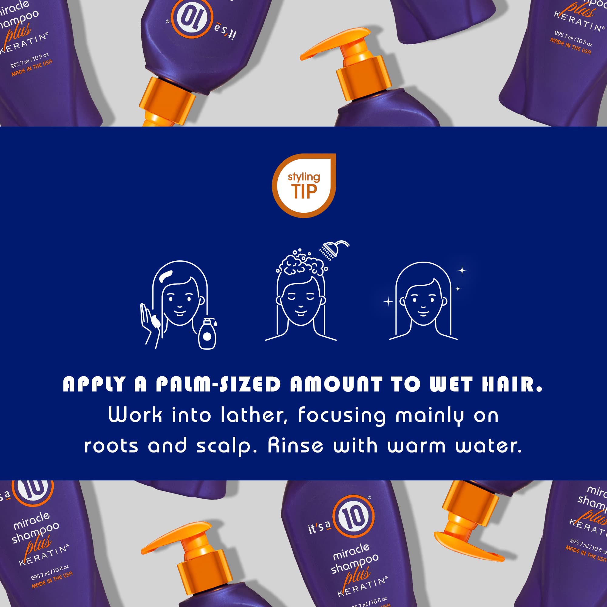 Foto 5 pulgar | Champú It's A 10% Haircare Miracle Con Queratina, 300 Ml - Venta Internacional.