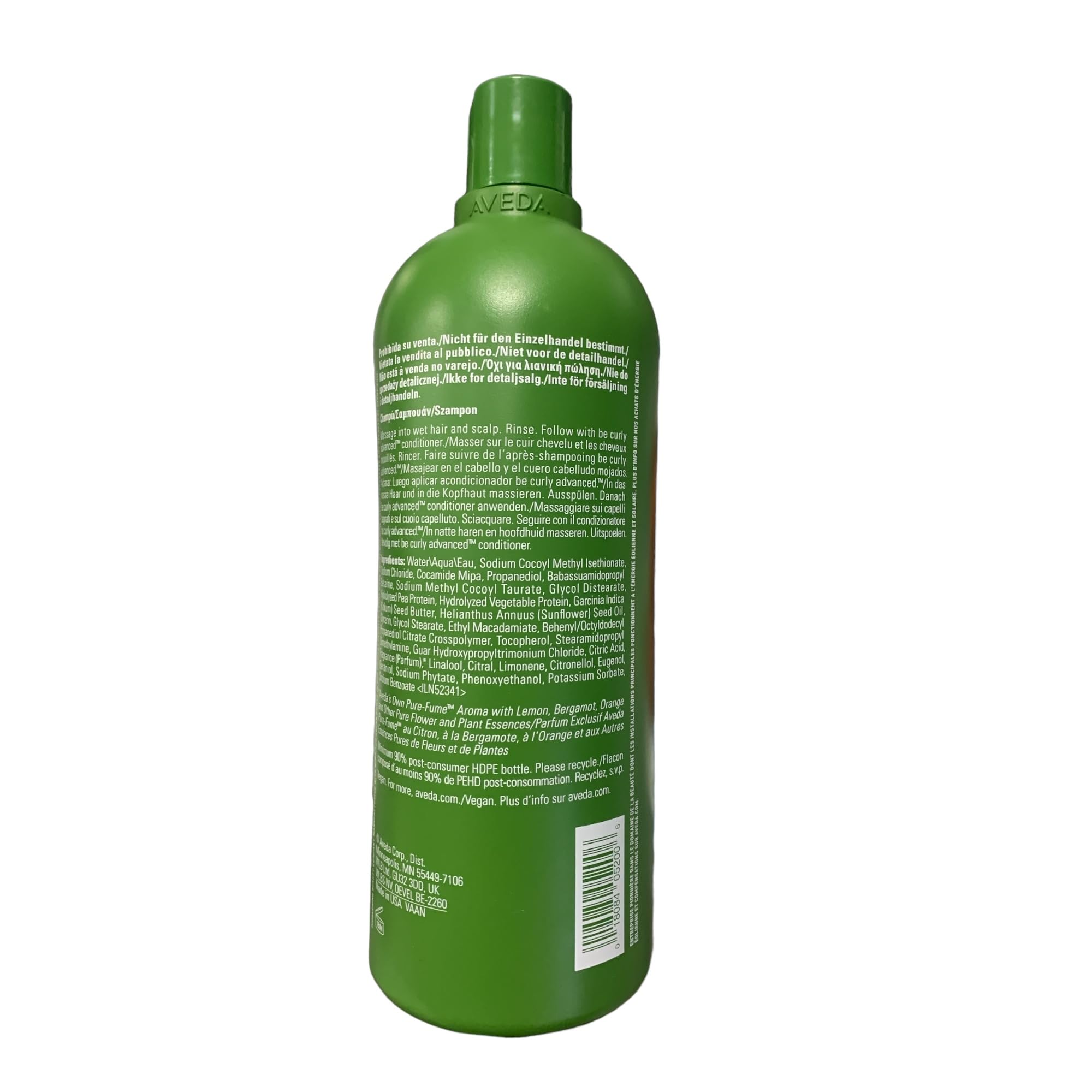 Foto 3 pulgar | Champú Aveda Be Curly Advanced Bb 1l - Venta Internacional.