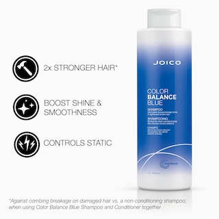 Foto 3 | Champú Joico Color Balance Blue 1l Para Cabello Castaño Aclarado - Venta Internacional.