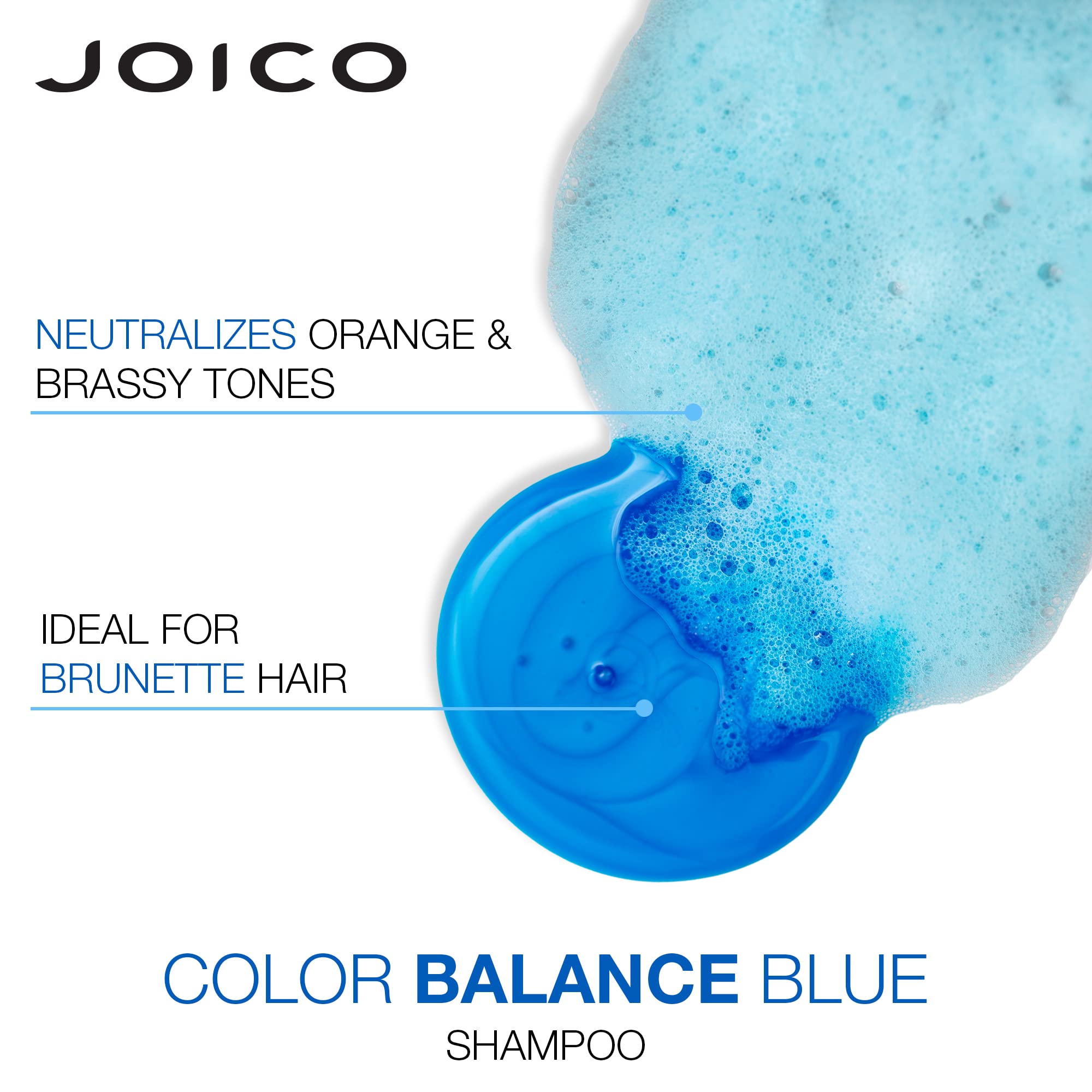Foto 6 pulgar | Champú Joico Color Balance Blue 1l Para Cabello Castaño Aclarado - Venta Internacional.
