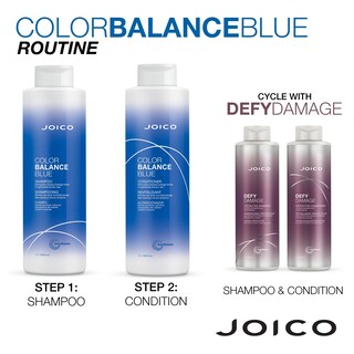 Foto 6 | Champú Joico Color Balance Blue 1l Para Cabello Castaño Aclarado - Venta Internacional.