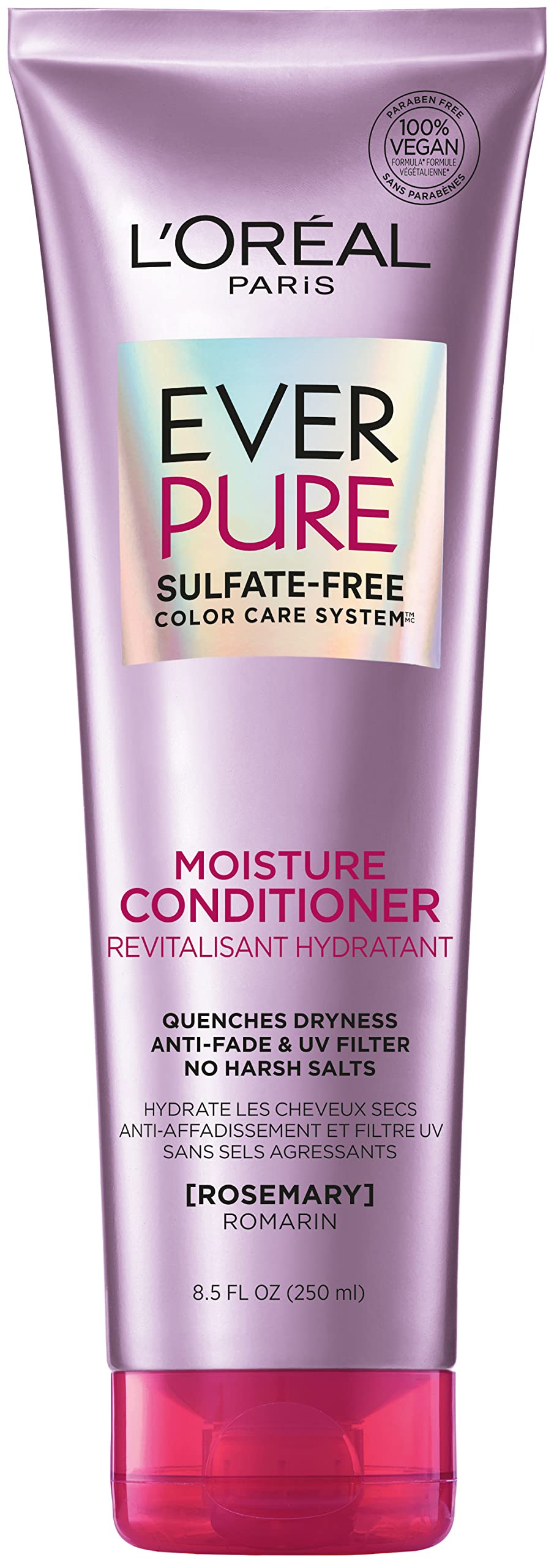 Acondicionador L'oreal Paris Everpure Moisture 250 Ml Sin Sulfatos - Venta Internacional.