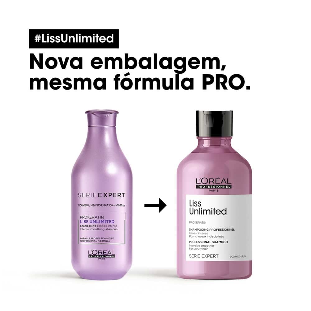 Foto 3 pulgar | Champú L'oreal Professionnel Paris L'oréal Serie Expert Lis Unlimited Se21 300 Ml - Venta Internacional.