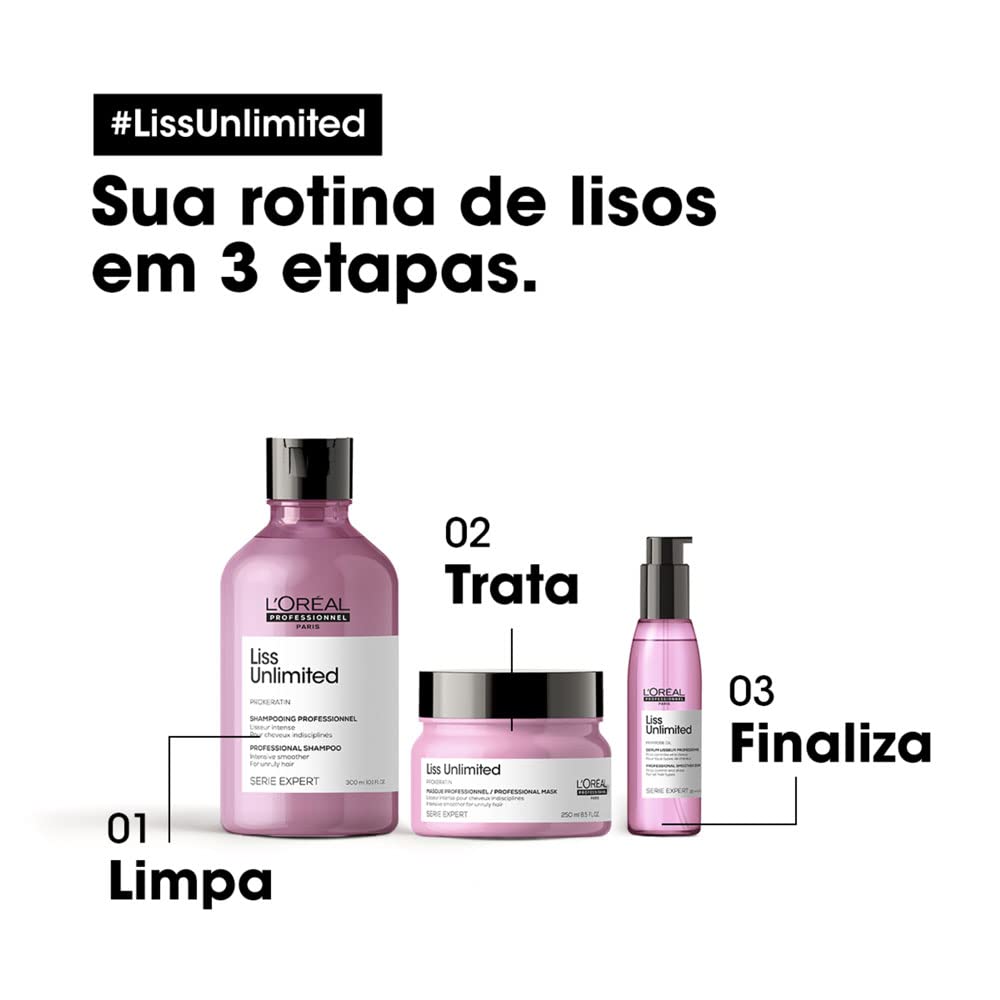 Foto 4 pulgar | Champú L'oreal Professionnel Paris L'oréal Serie Expert Lis Unlimited Se21 300 Ml - Venta Internacional.