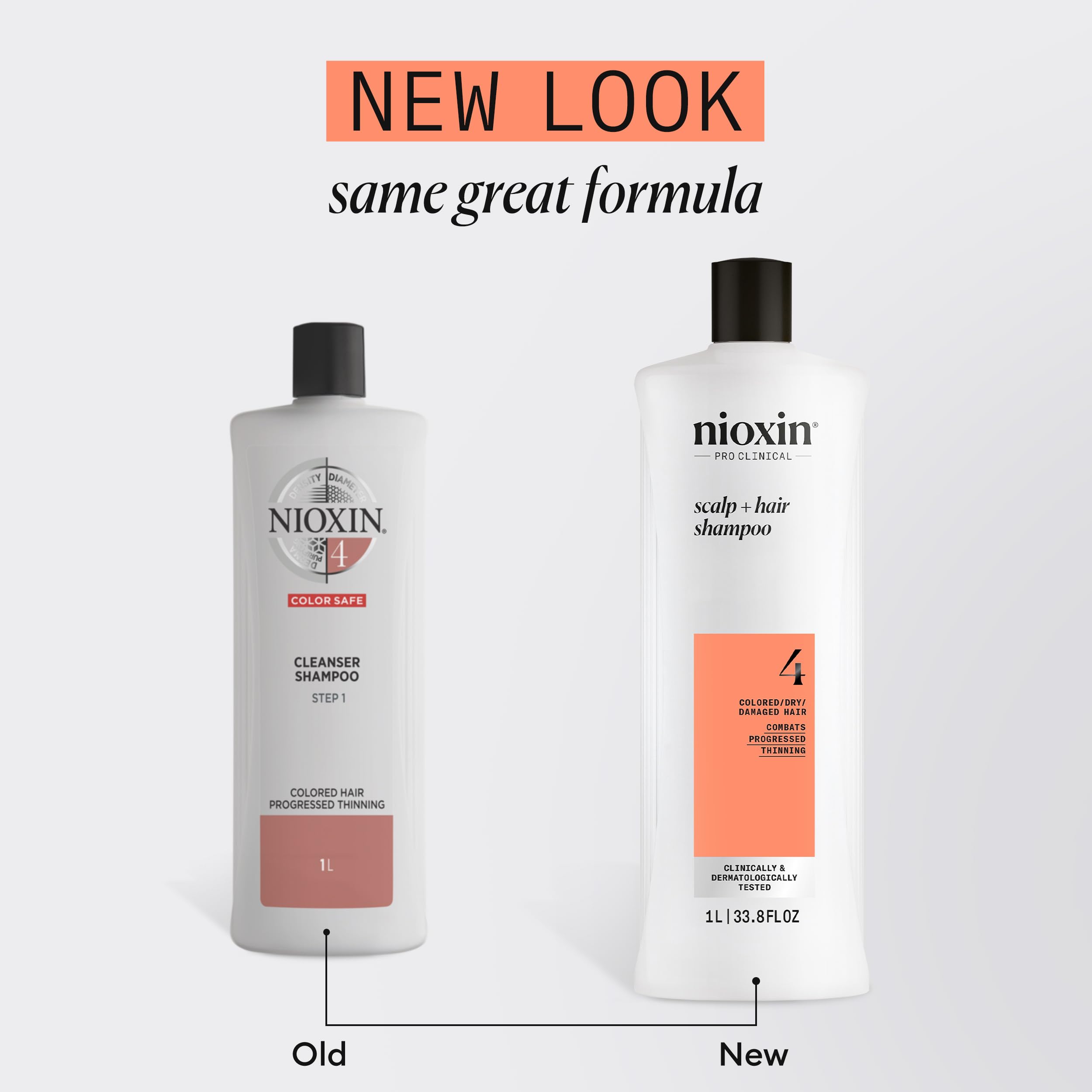 Foto 2 | Champú Nioxin System 4 Para Espesar El Cuero Cabelludo Y El Cabello, 1 Litro - Venta Internacional.