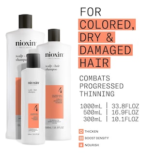 Foto 4 | Champú Nioxin System 4 Para Espesar El Cuero Cabelludo Y El Cabello, 1 Litro - Venta Internacional.