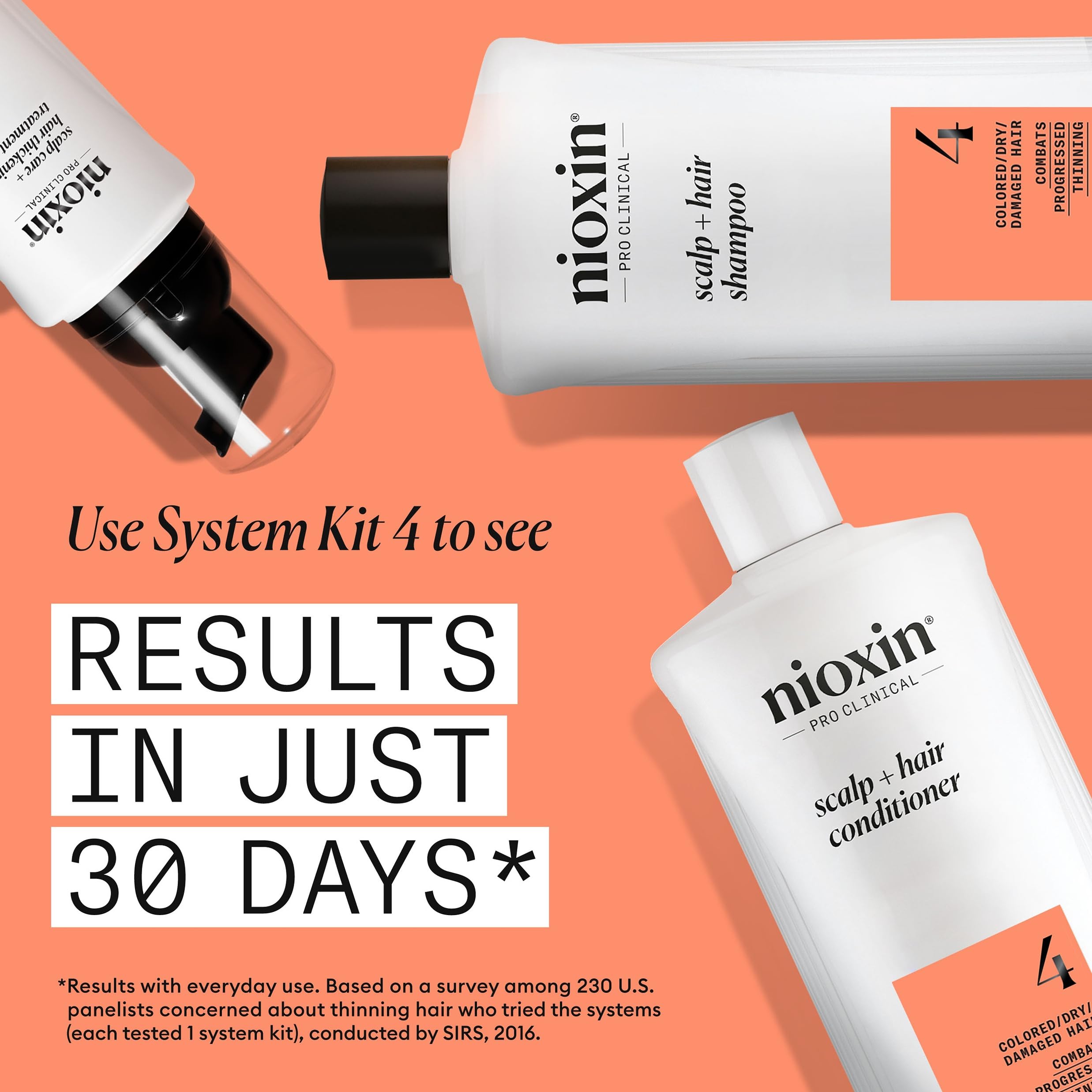 Foto 5 | Champú Nioxin System 4 Para Espesar El Cuero Cabelludo Y El Cabello, 1 Litro - Venta Internacional.