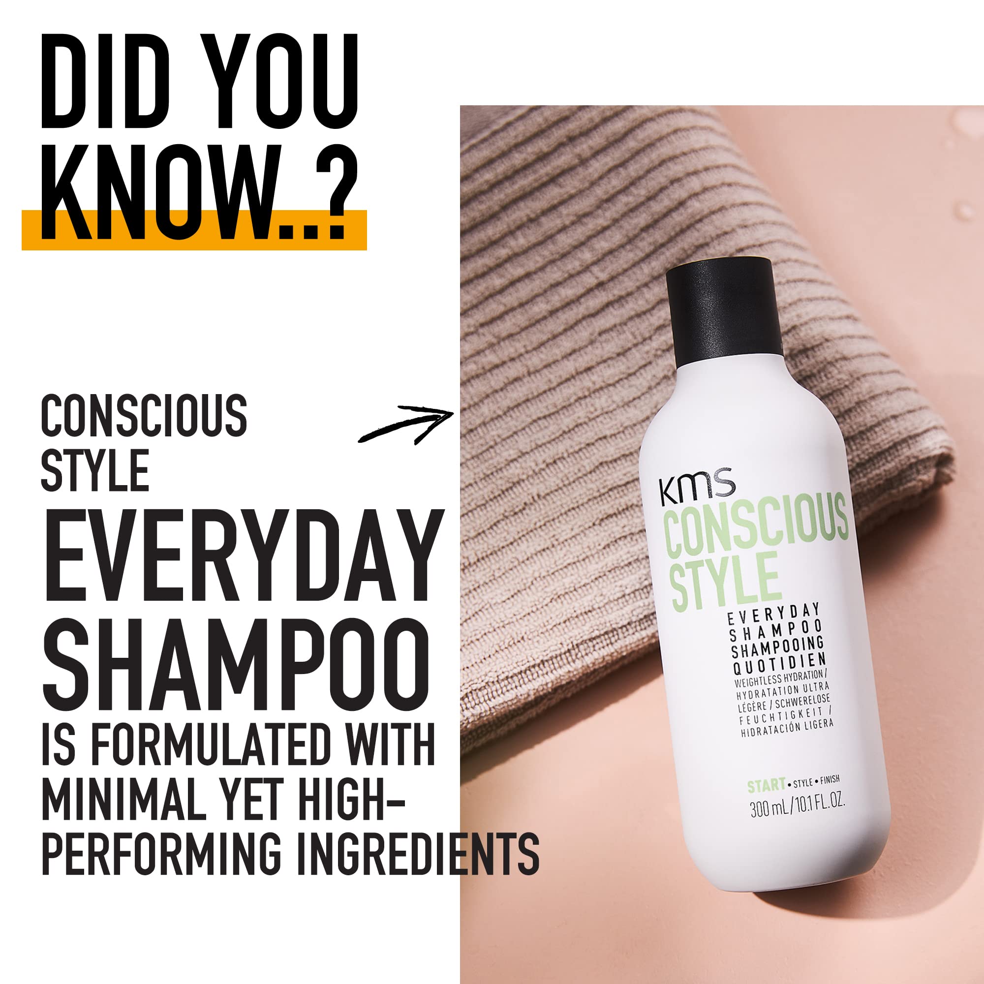 Foto 4 | Champú Kms Consciousstyle Everyday Weightless Moisture 750 Ml - Venta Internacional.