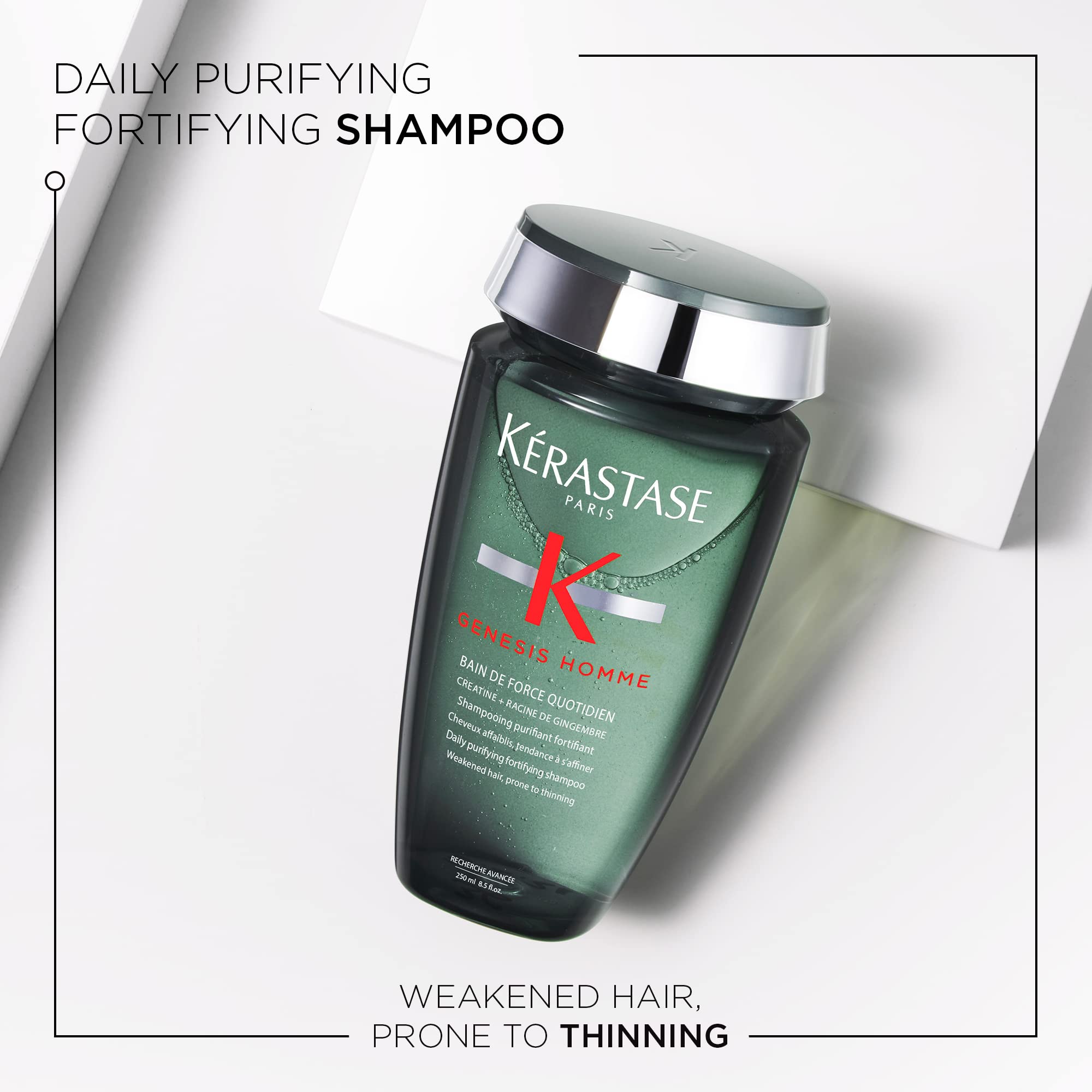 Foto 3 pulgar | Champú Kerastase Genesis Homme Bain De Force 250 Ml Para Hombre - Venta Internacional.