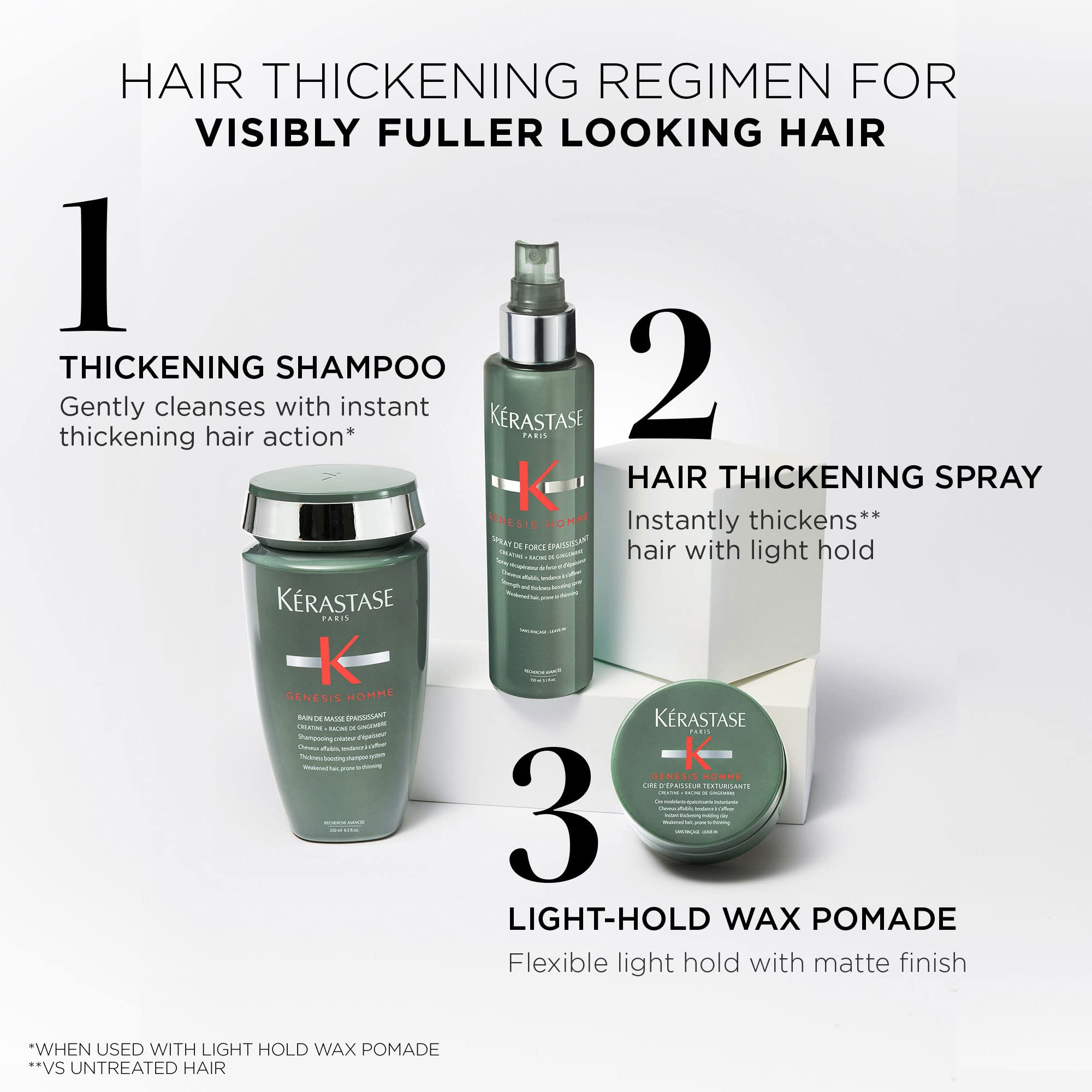Foto 8 pulgar | Champú Kerastase Genesis Homme Bain De Force 250 Ml Para Hombre - Venta Internacional.