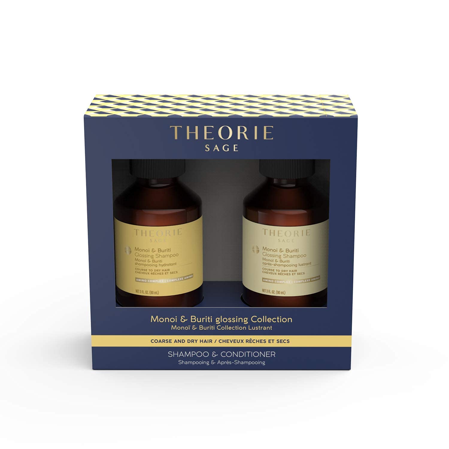 Foto 4 pulgar | Champú Y Acondicionador Glossing Travel Set Theorie Monoi & Buriti - Venta Internacional.