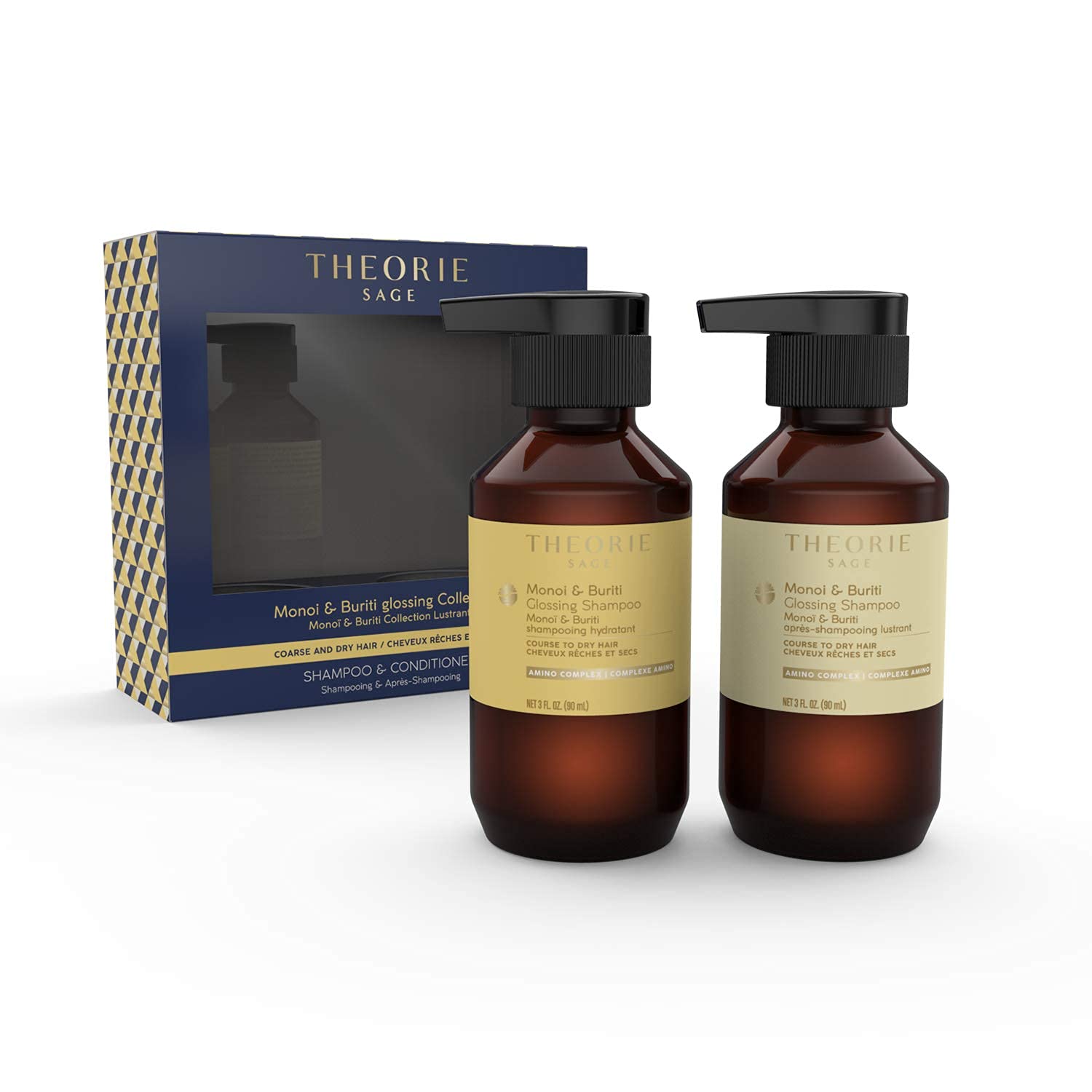 Foto 5 pulgar | Champú Y Acondicionador Glossing Travel Set Theorie Monoi & Buriti - Venta Internacional.