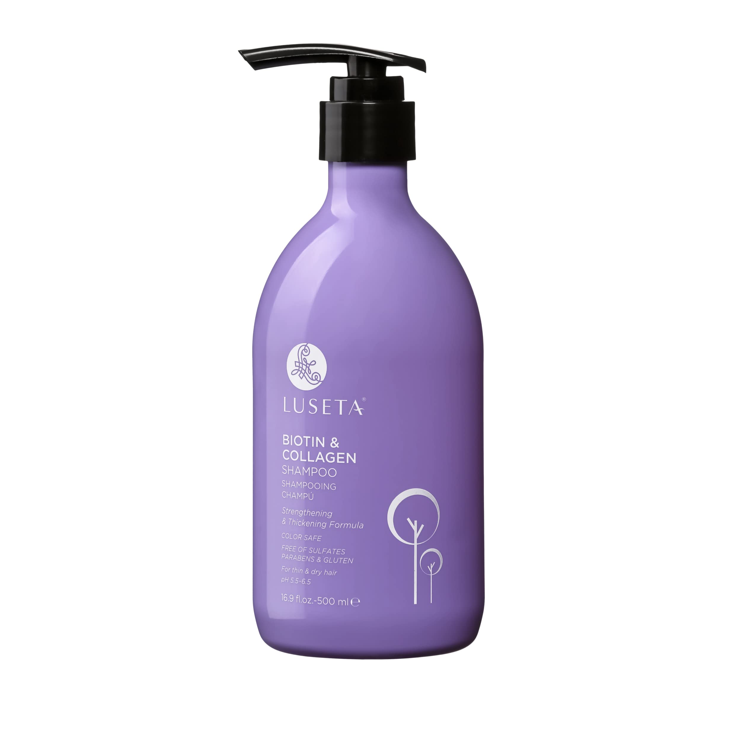 Foto 2 pulgar | Champú Luseta Con Biotina Y Colágeno Para El Crecimiento Del Cabello, 500 Ml - Venta Internacional.