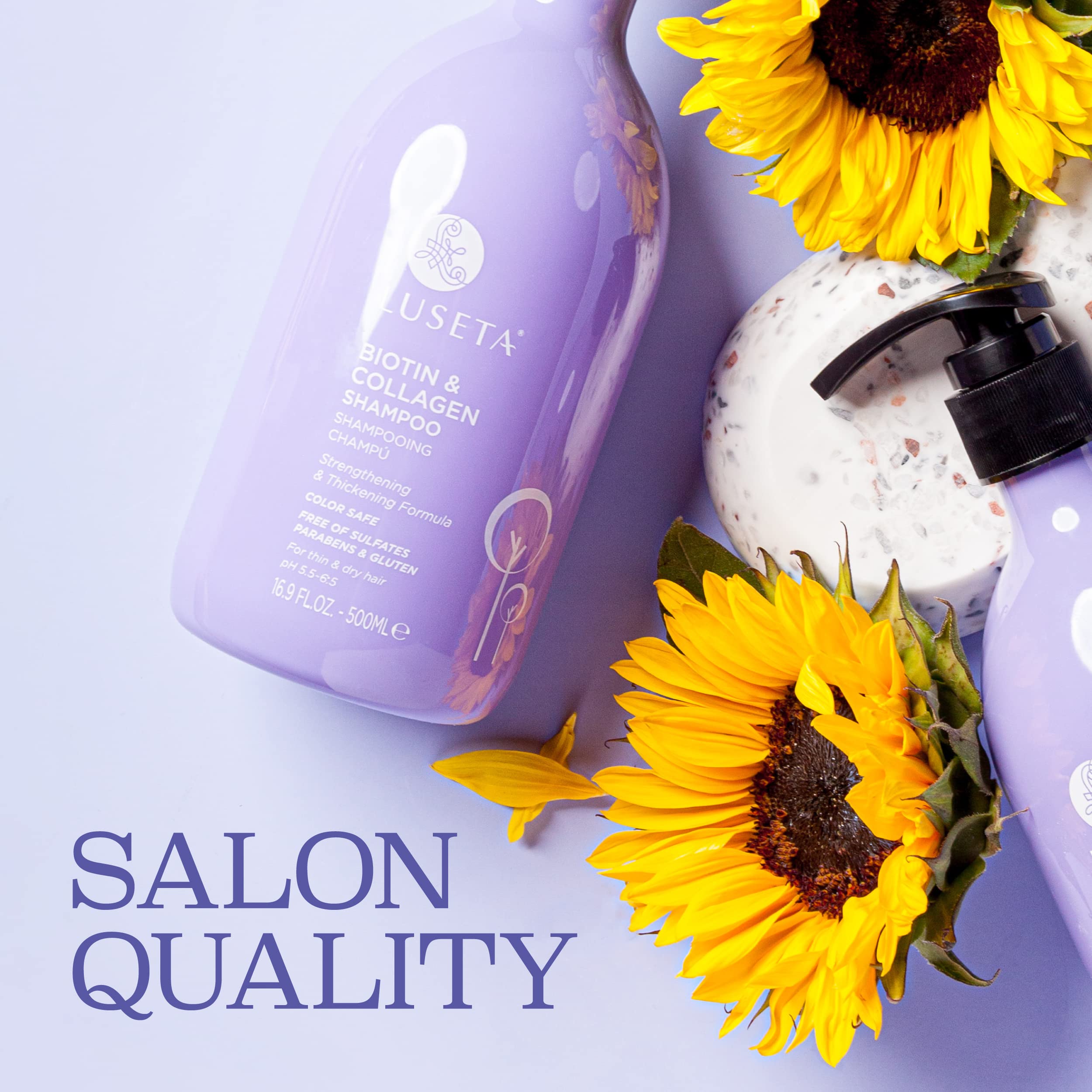 Foto 7 pulgar | Champú Luseta Con Biotina Y Colágeno Para El Crecimiento Del Cabello, 500 Ml - Venta Internacional.