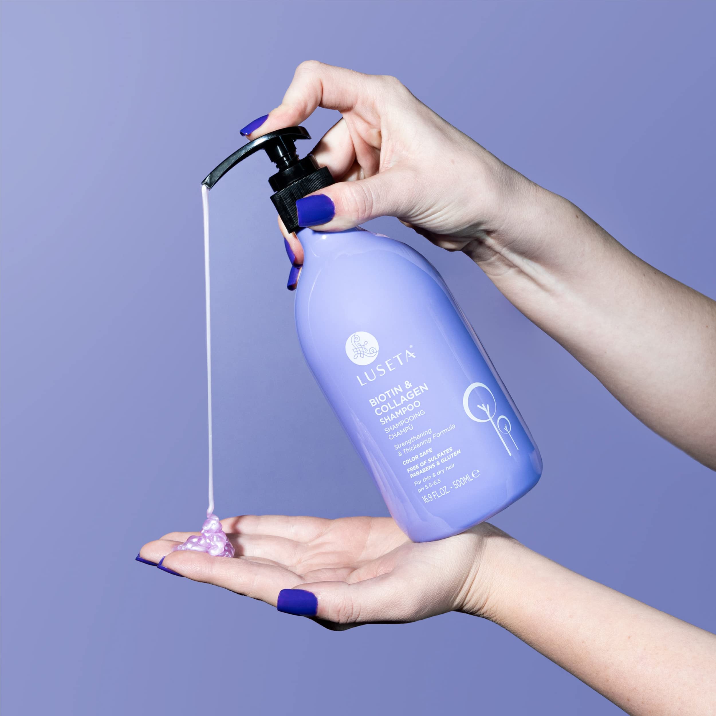 Foto 8 pulgar | Champú Luseta Con Biotina Y Colágeno Para El Crecimiento Del Cabello, 500 Ml - Venta Internacional.