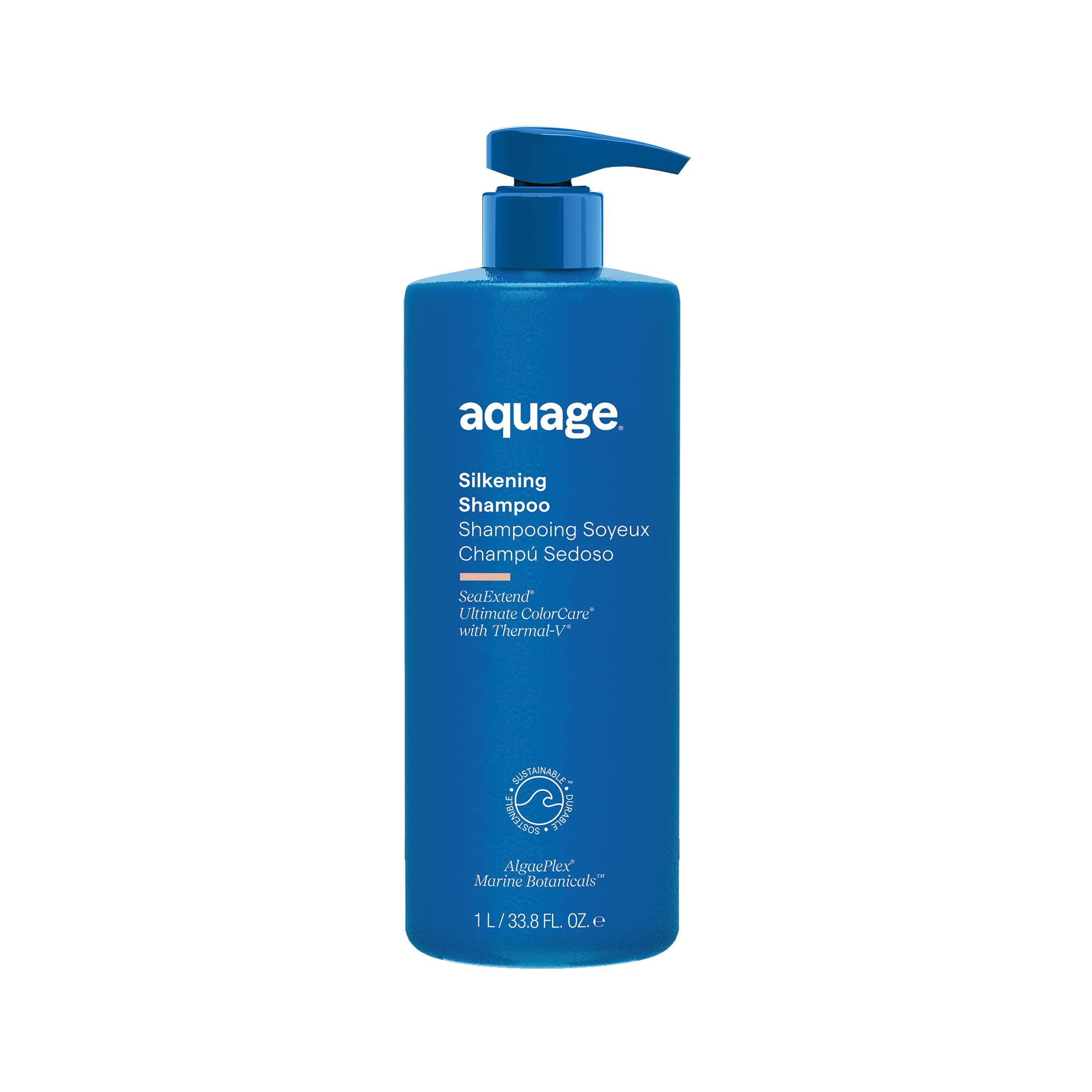 Foto 2 pulgar | Champú Aquage Seaextend Silkening Para Cabello Áspero Y Rizado - Venta Internacional.