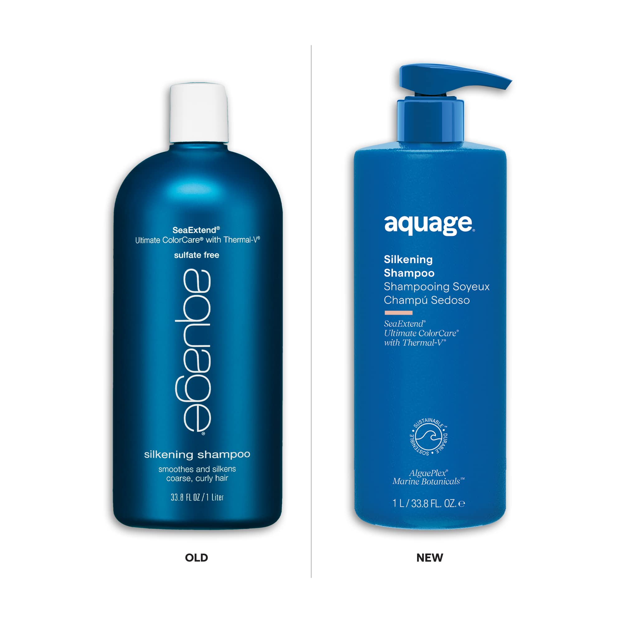 Foto 3 pulgar | Champú Aquage Seaextend Silkening Para Cabello Áspero Y Rizado - Venta Internacional.