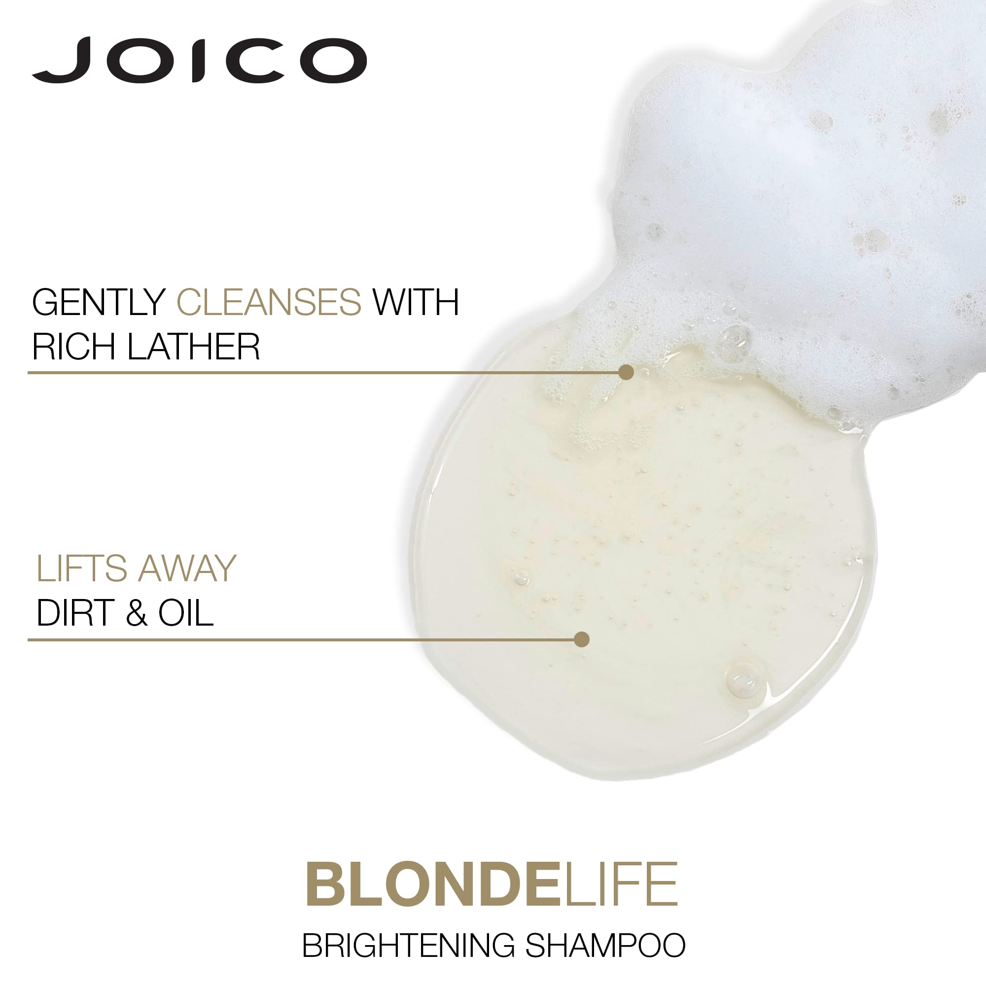Foto 5 pulgar | Champú Joico Blonde Life Brightening Para Cabello Rubio 300 Ml - Venta Internacional.