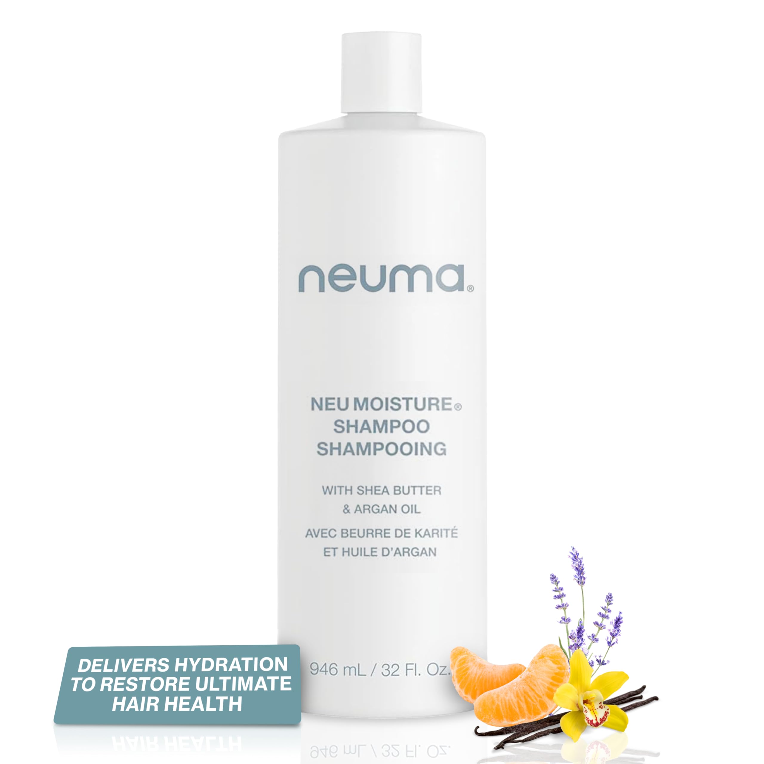 Champú Neuma Neu Moisture 946 Ml Con Manteca De Karité Y Aceite De Argán - Venta Internacional.