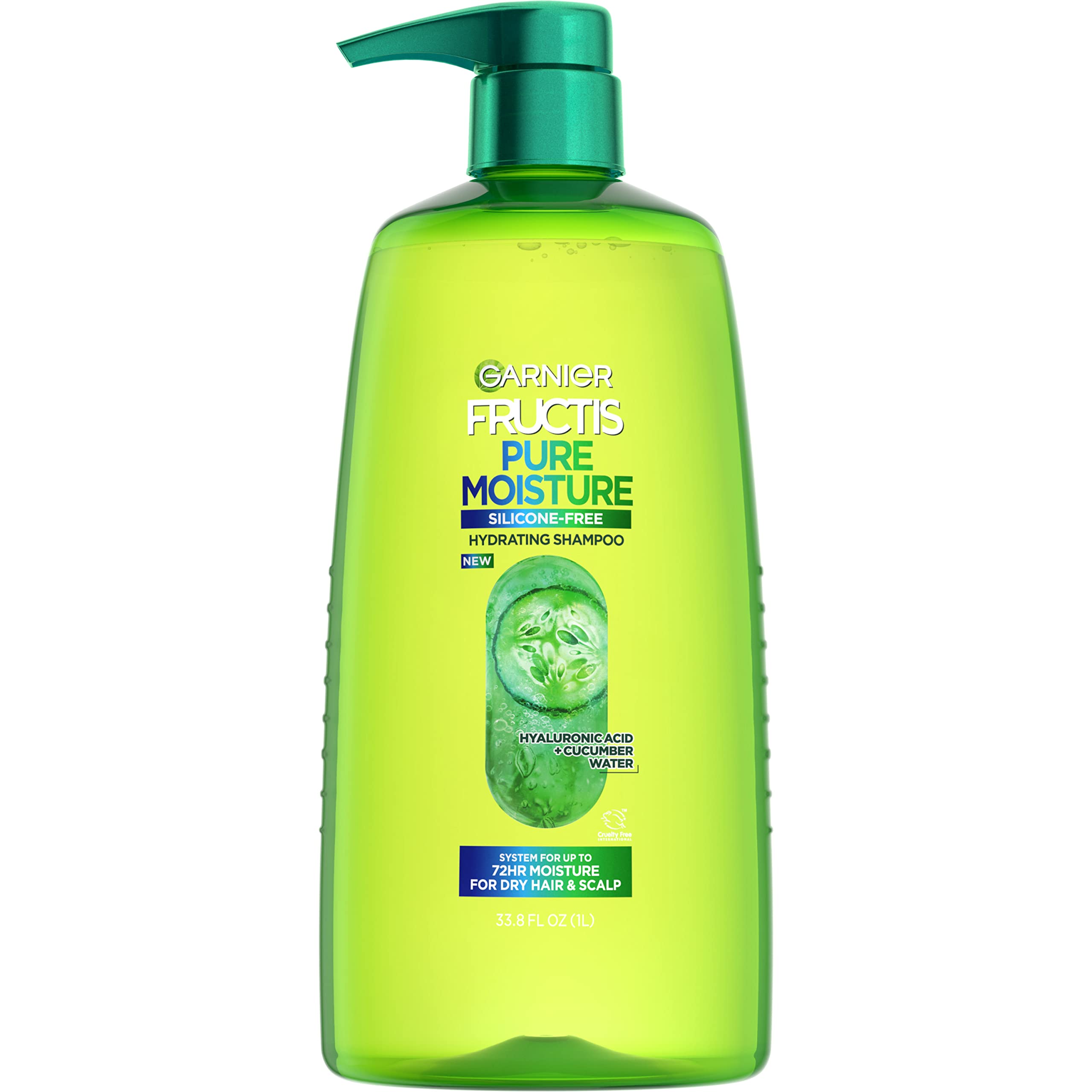Foto 1 | Champú Garnier Fructis Pure Moisture Hydrating 1l Para Cabello Seco - Venta Internacional.