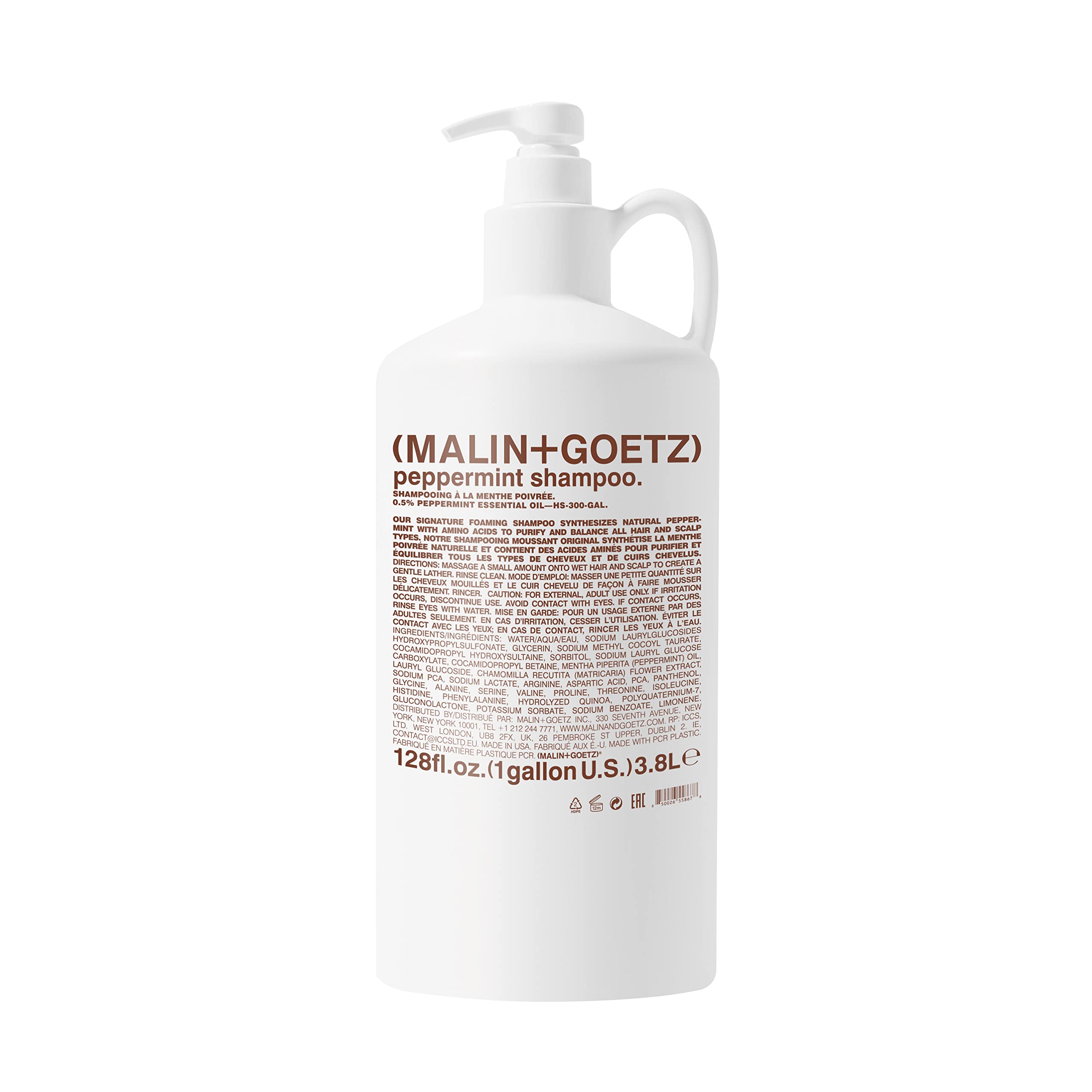 Champú Malin+goetz Peppermint Clarifying 1l Para Hombres Y Mujeres - Venta Internacional.