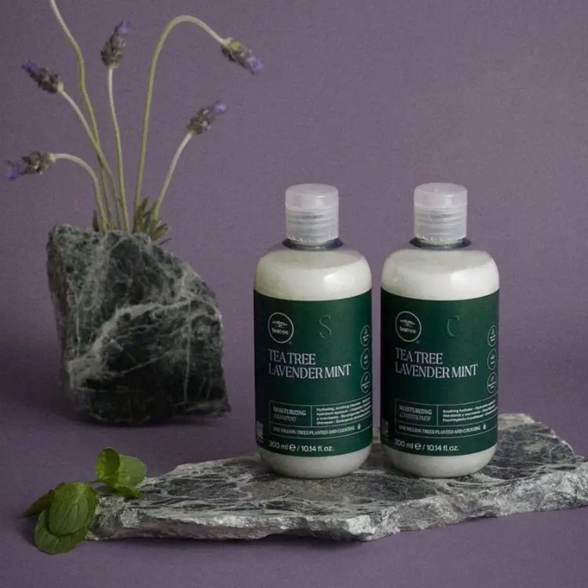 Foto 7 pulgar | Champú Hidratante De Árbol De Té, Lavanda Y Menta, 300 Ml, Grueso Y Seco - Venta Internacional.