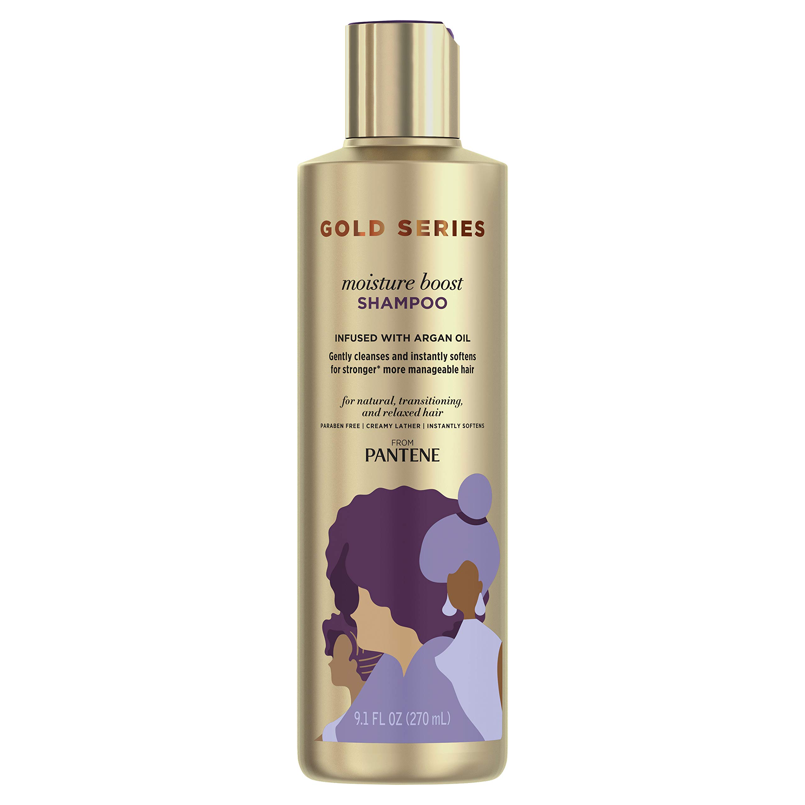 Champú Pantene Prov Gold Series Boost Moisture 270 Ml - Venta Internacional.