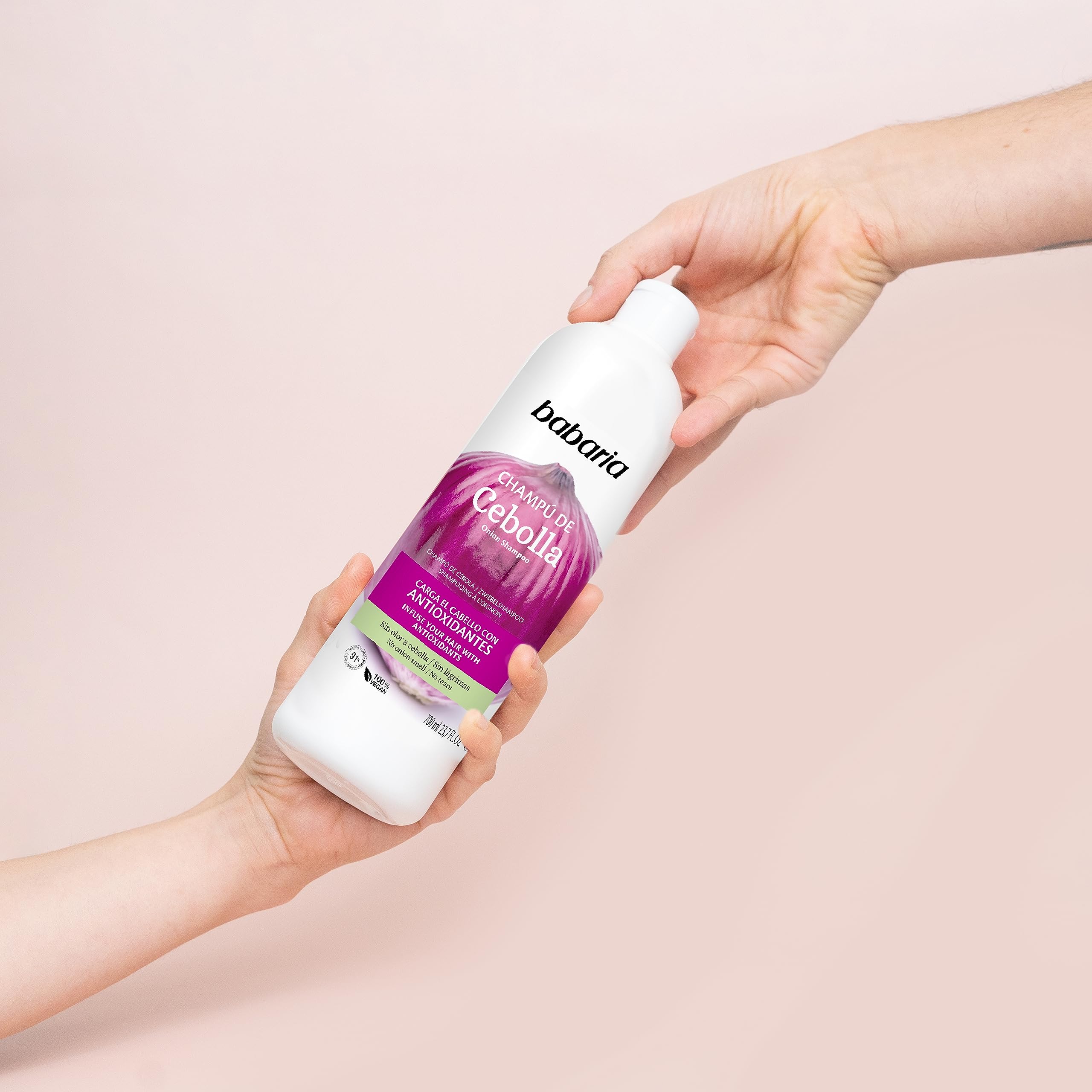Foto 4 pulgar | Champú Babaria Onion, Sin Olor, Sin Lágrimas, 700 Ml, Antioxidante - Venta Internacional.