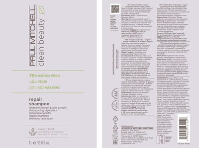Foto 7 | Champú Paul Mitchell Clean Beauty Repair 1l - Venta Internacional.
