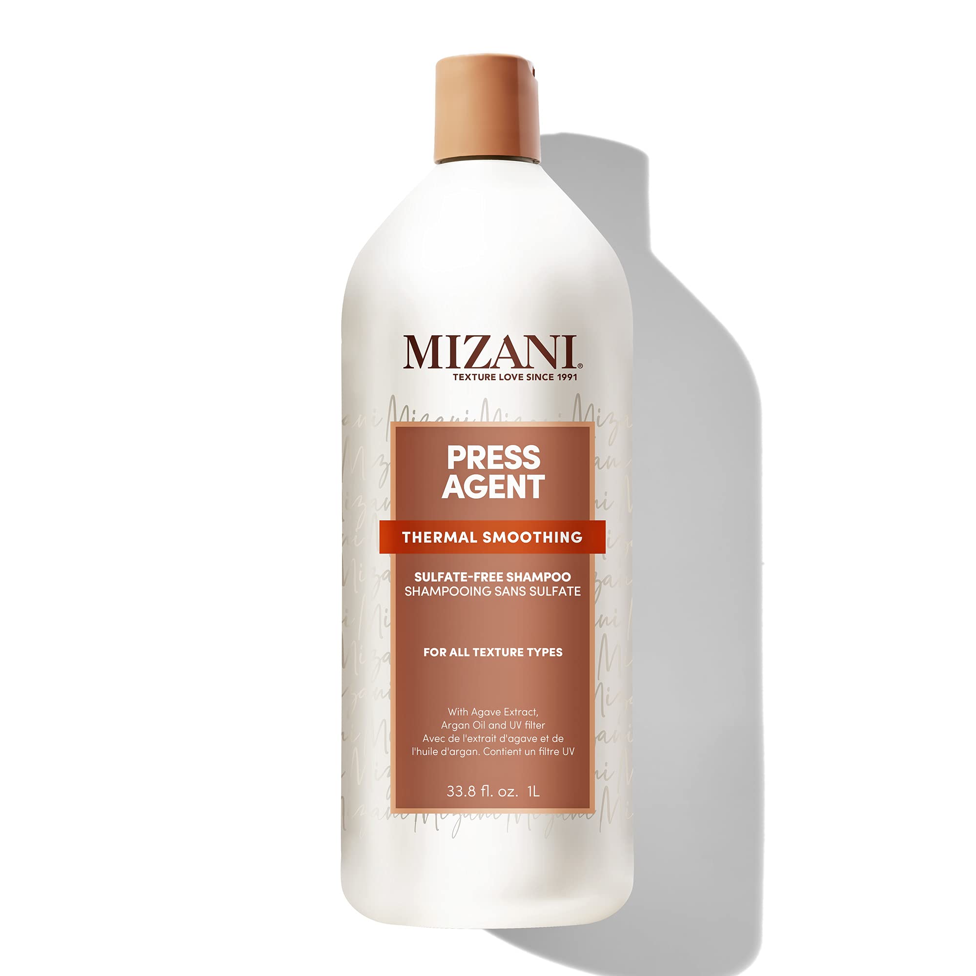 Champú Mizani Press Agent, Suavizante Térmico, 1 Litro, Sin Sulfatos - Venta Internacional.