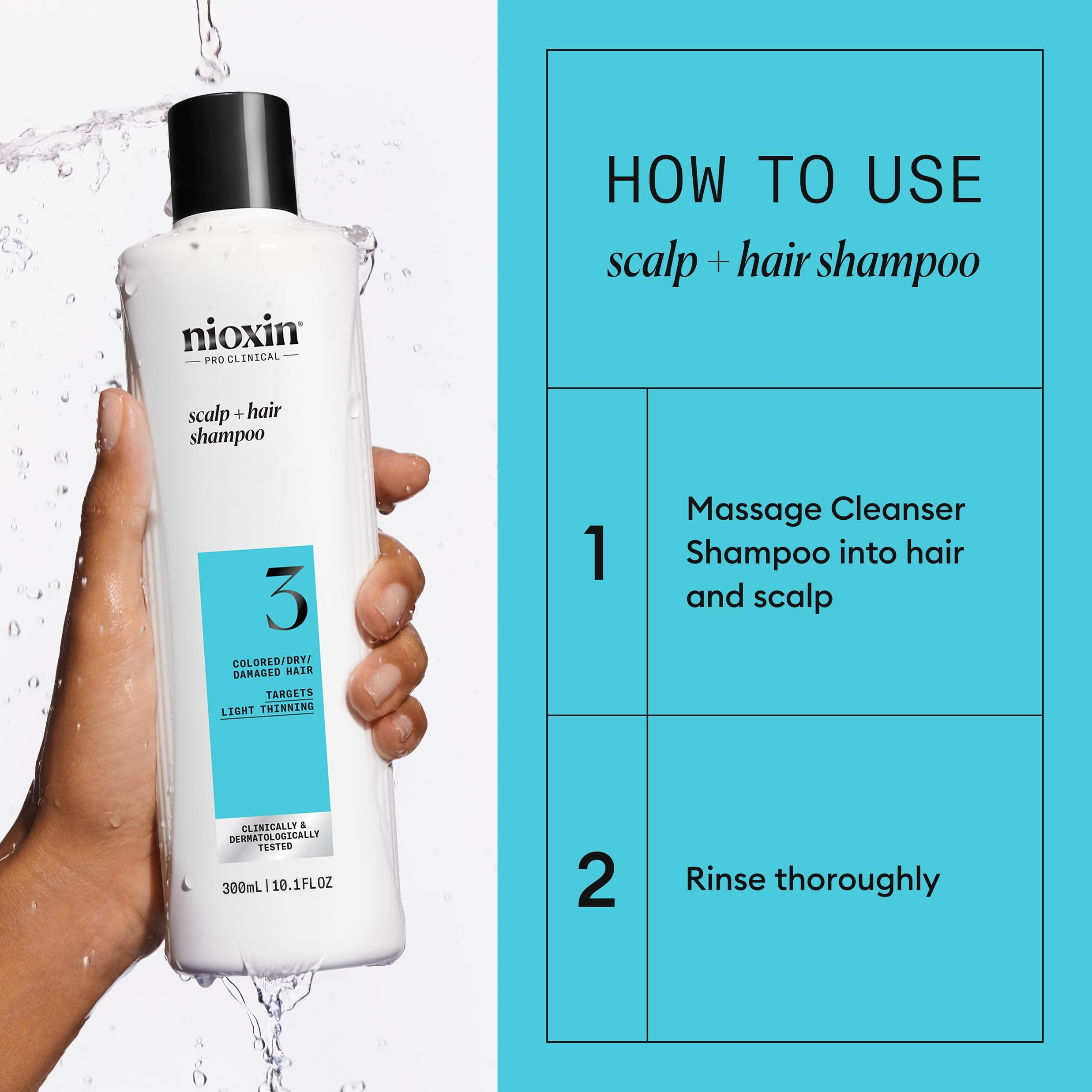 Foto 7 | Champú Nioxin System 3 Para Espesar El Cuero Cabelludo Y El Cabello, 300 Ml - Venta Internacional.