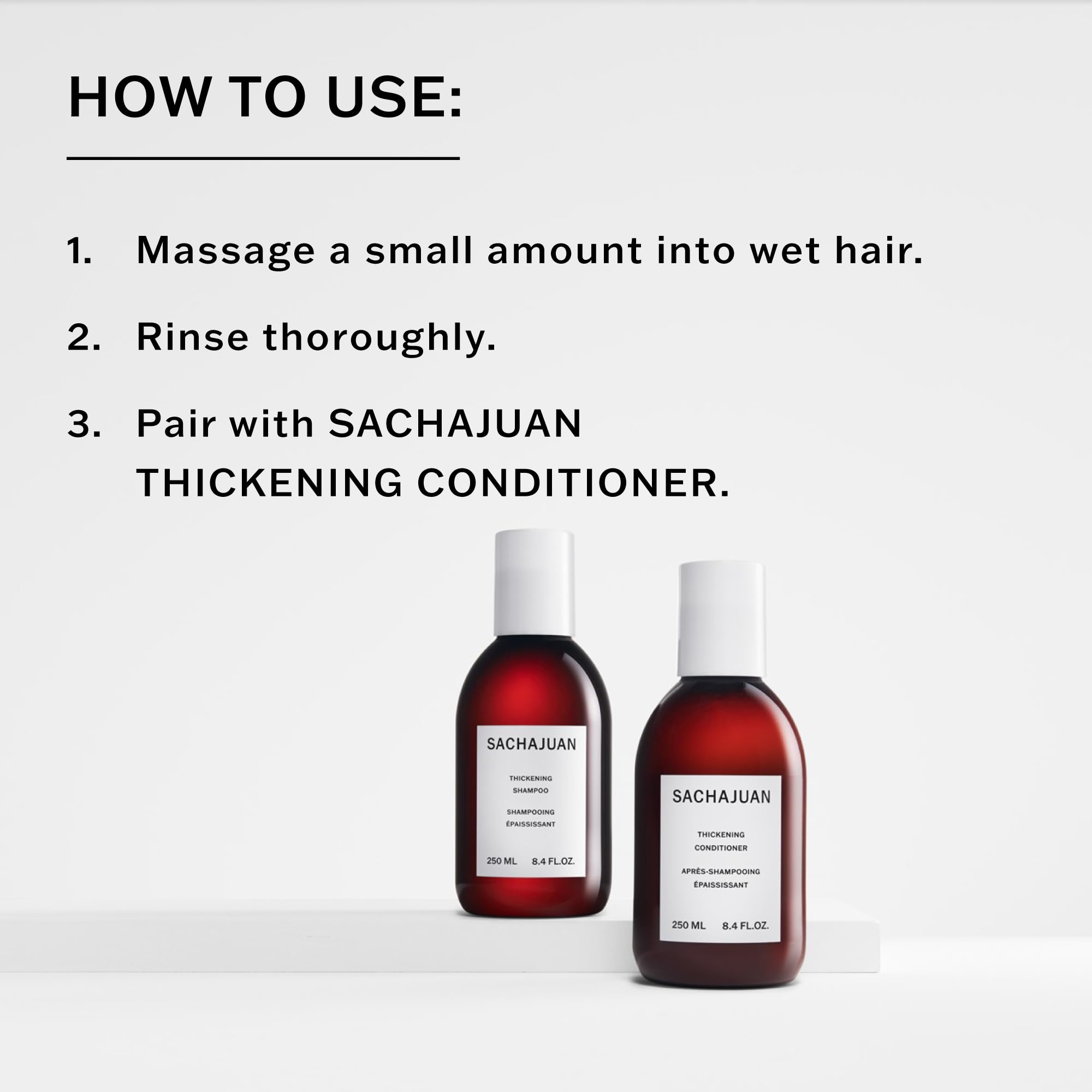 Foto 3 | Champú Sachajuan Para Engrosar El Cabello Y Dar Volumen, 1 Litro, Calor Y Rayos Uv - Venta Internacional.