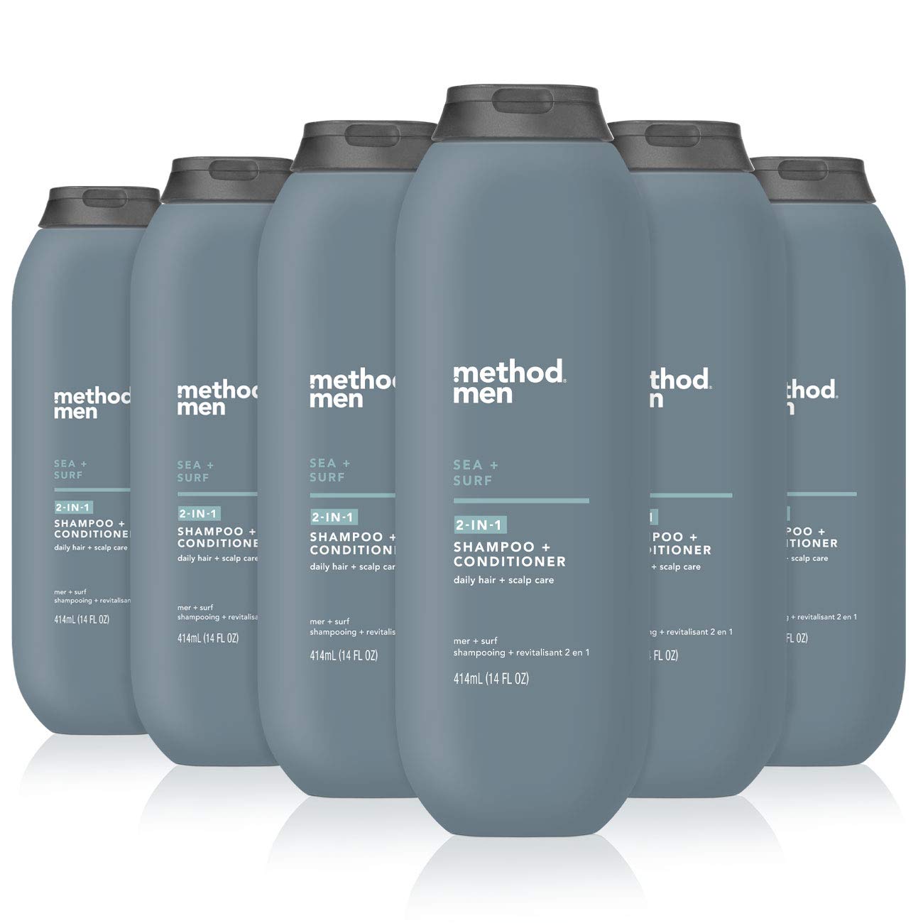 Champú Y Acondicionador Method Men Sea + Surf 2 En 1 414 Ml X6 - Venta Internacional.