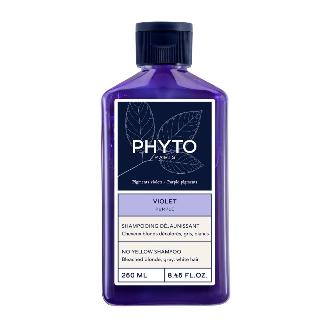 Champú Phyto Purple Sin Depósito De Color Amarillo, 250 Ml - Venta Internacional.