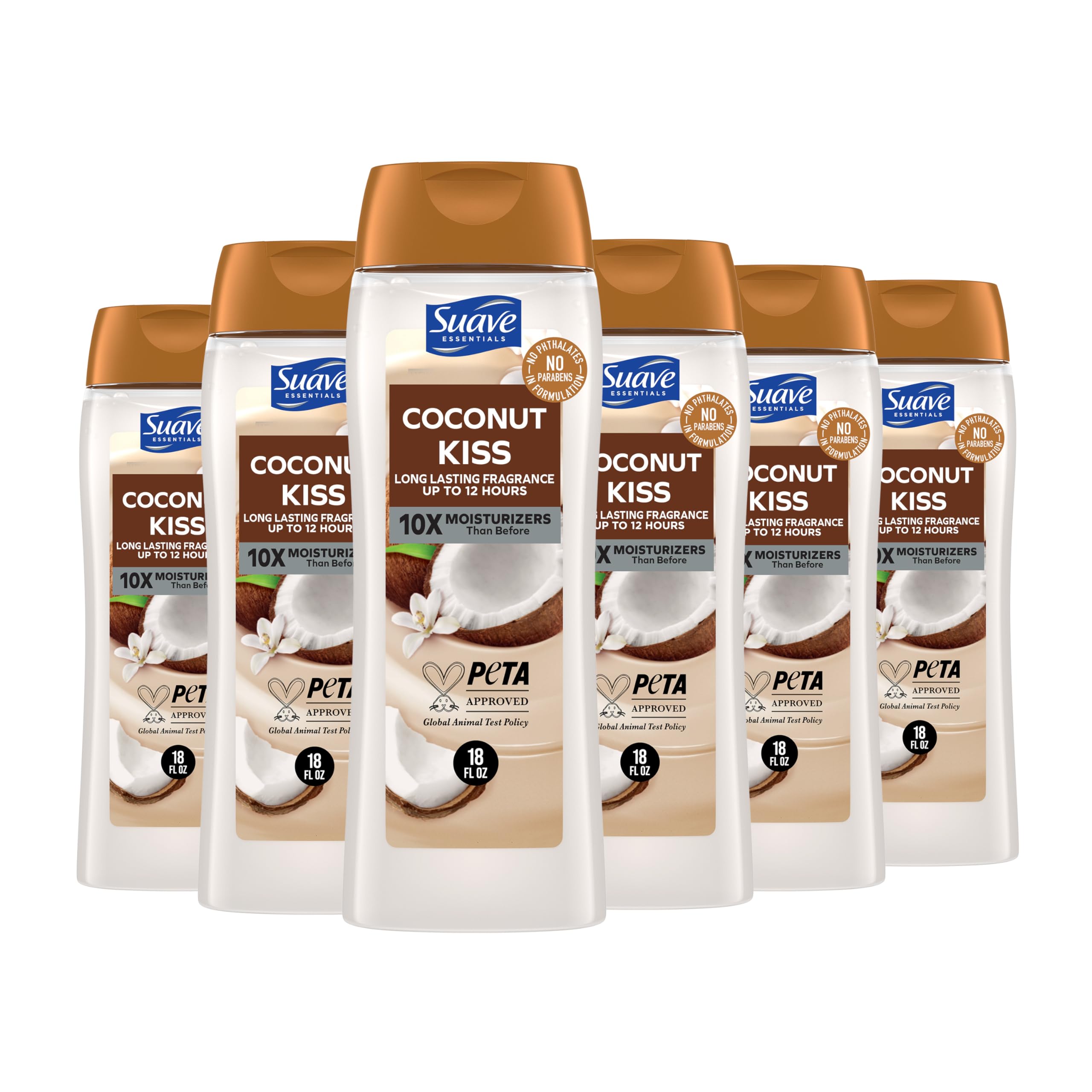 Foto 2 pulgar | Gel De Baño Suave Hidratante Coconut Kiss Women 530ml X6 - Venta Internacional.