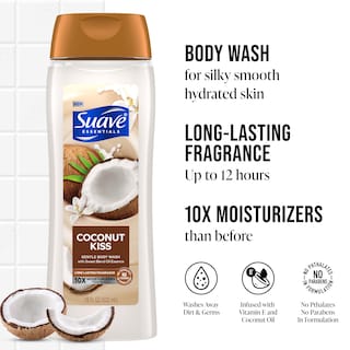 Foto 2 | Gel De Baño Suave Hidratante Coconut Kiss Women 530ml X6 - Venta Internacional.