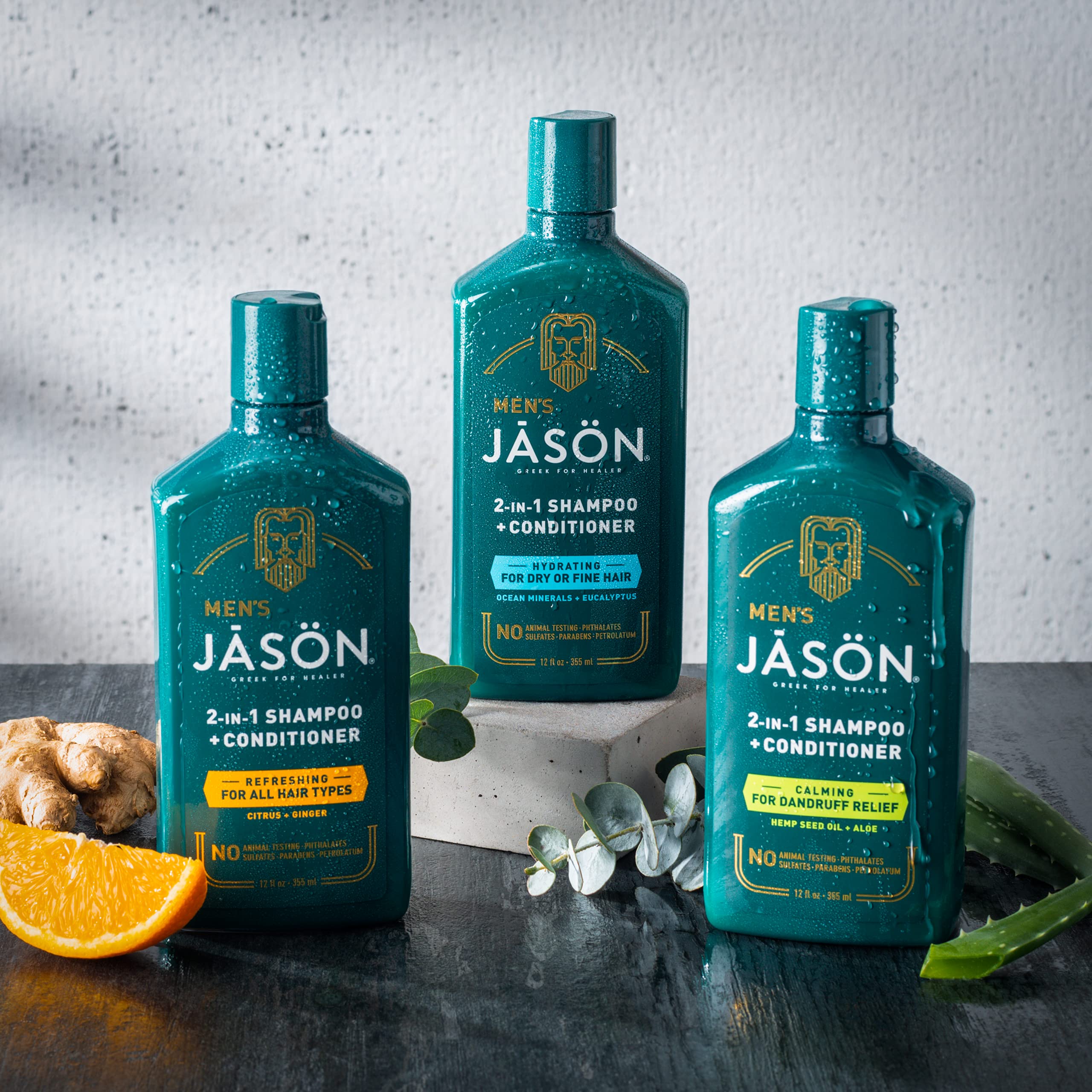 Foto 7 | Champú Y Acondicionador Jason Men's Refreshing 2 En 1, 355 Ml - Venta Internacional.