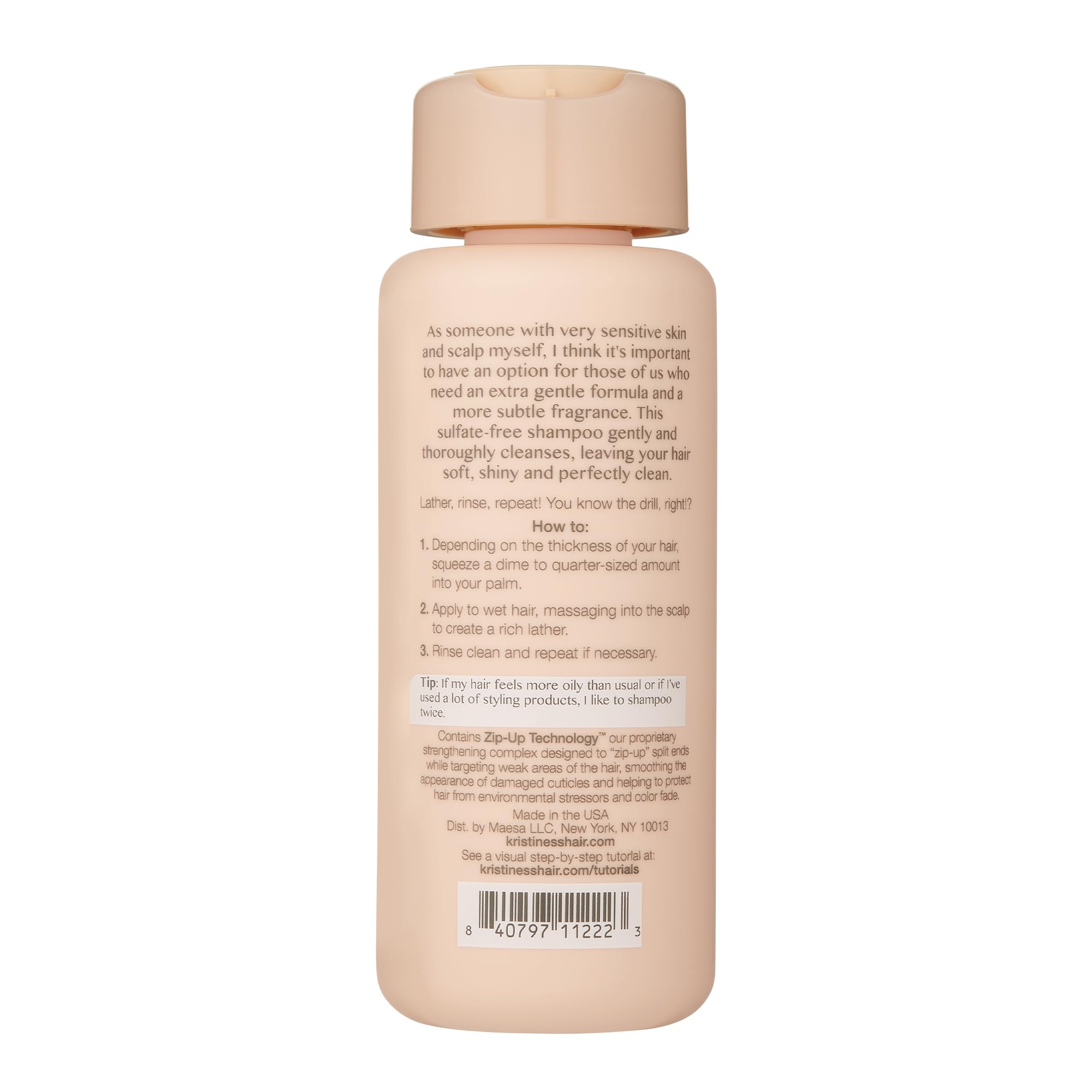 Foto 3 pulgar | Champú Kristin Ess Hair Extra Suave 300 Ml Para Piel Sensible - Venta Internacional.