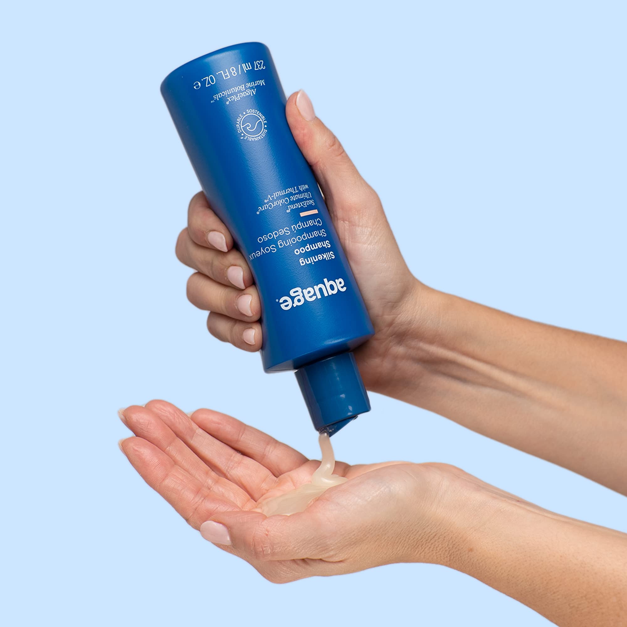 Foto 7 pulgar | Champú Aquage Seaextend Silkening Para Cabello Grueso Y Rizado 240 Ml - Venta Internacional.